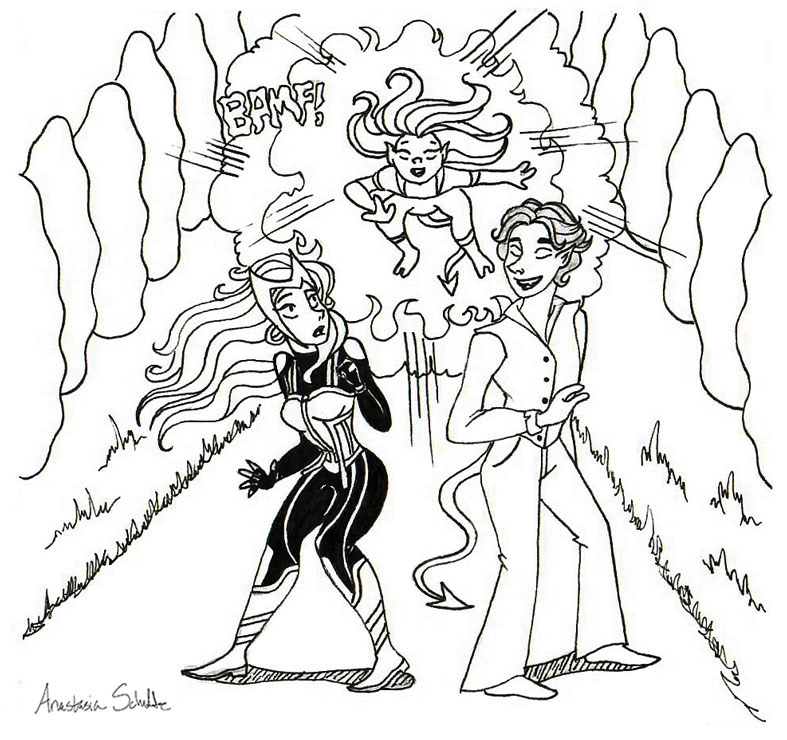 Scarlet Witch & Nightcrawler #3 - Ink, 2021