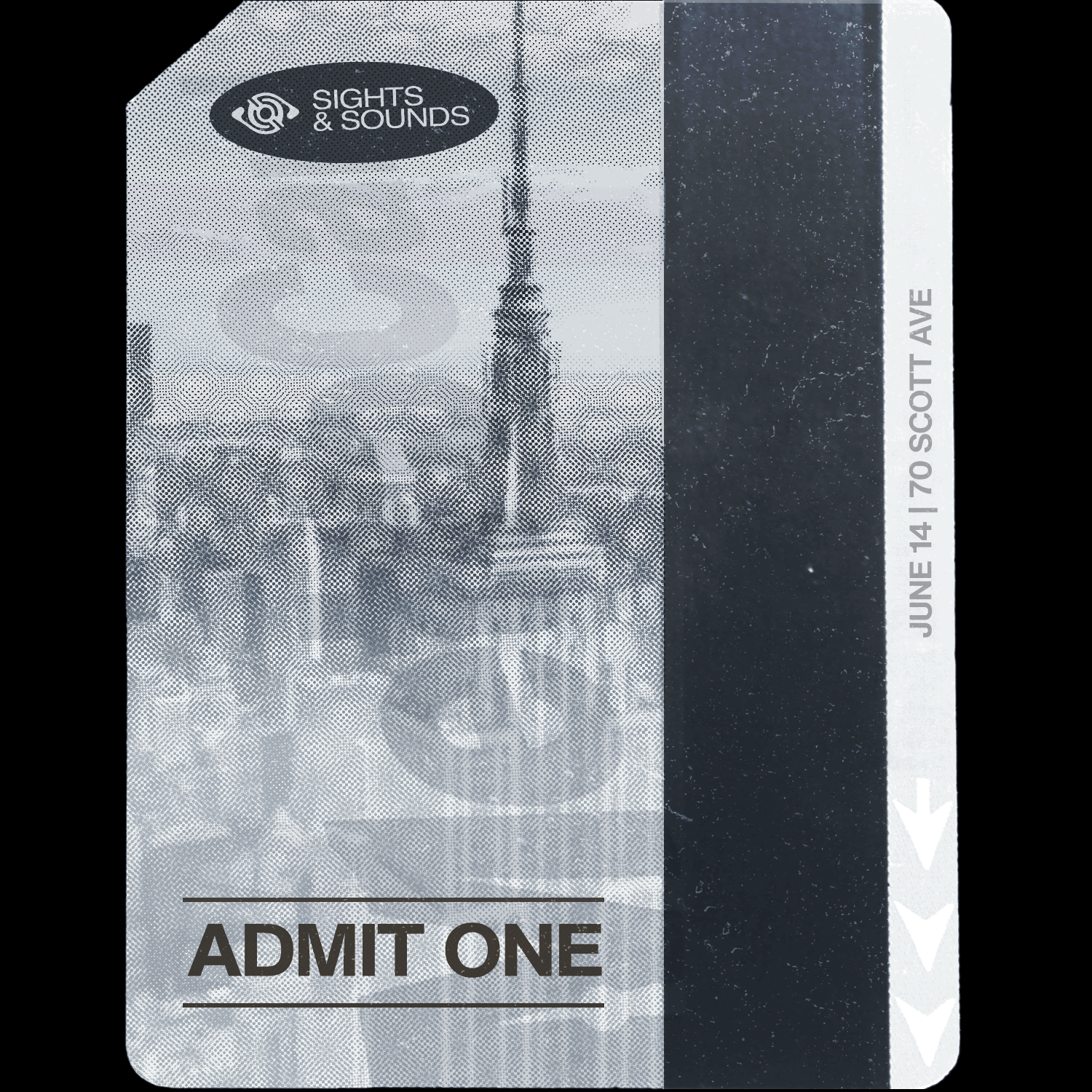 Ticket giveaway design