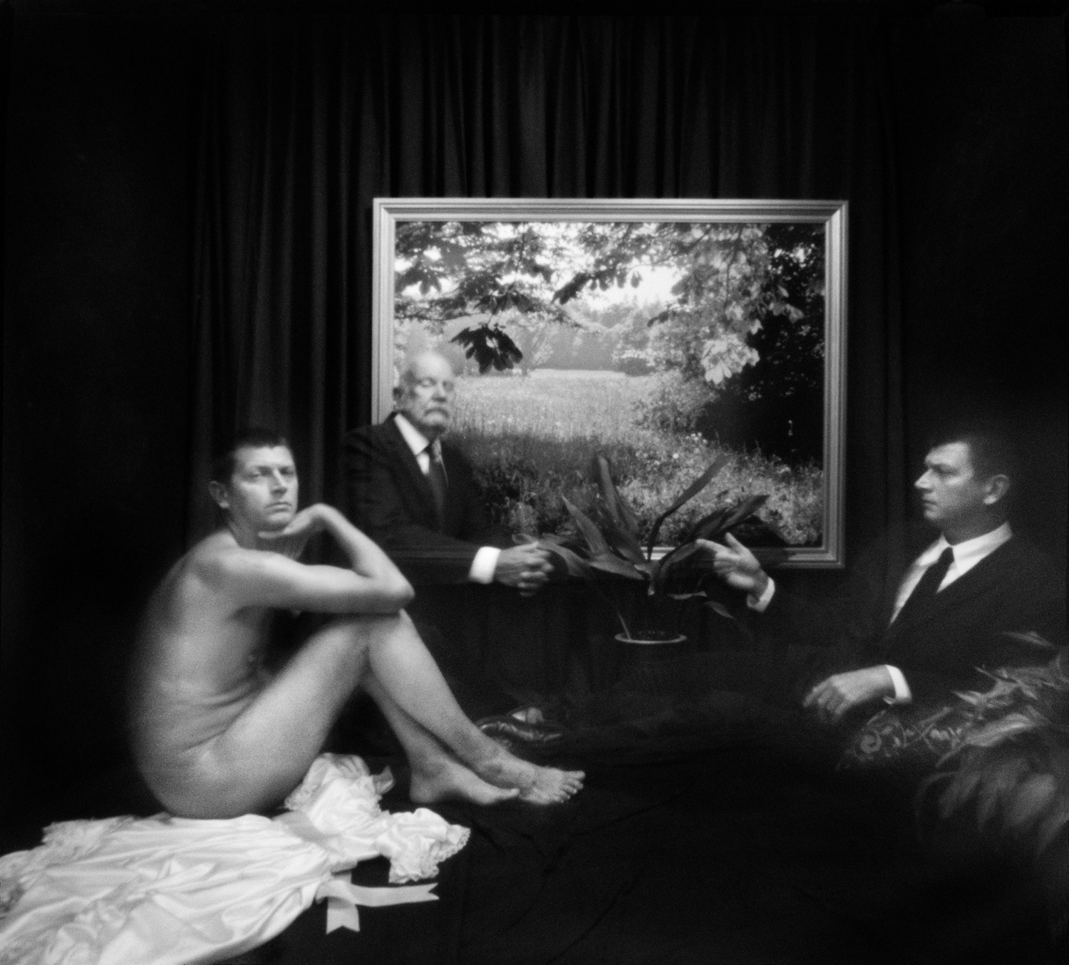 after Manet - le dejeuner sur l'herbe