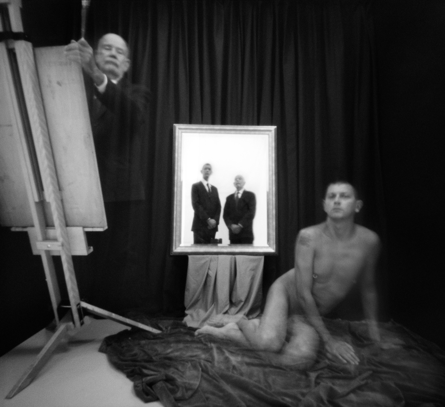 after Velazquez - study for Las Meninas