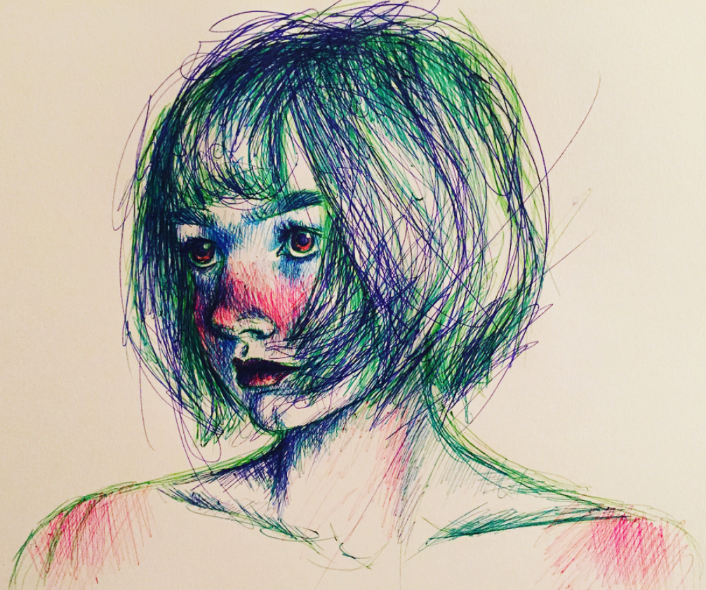 "Blushing" Ballpoint pens