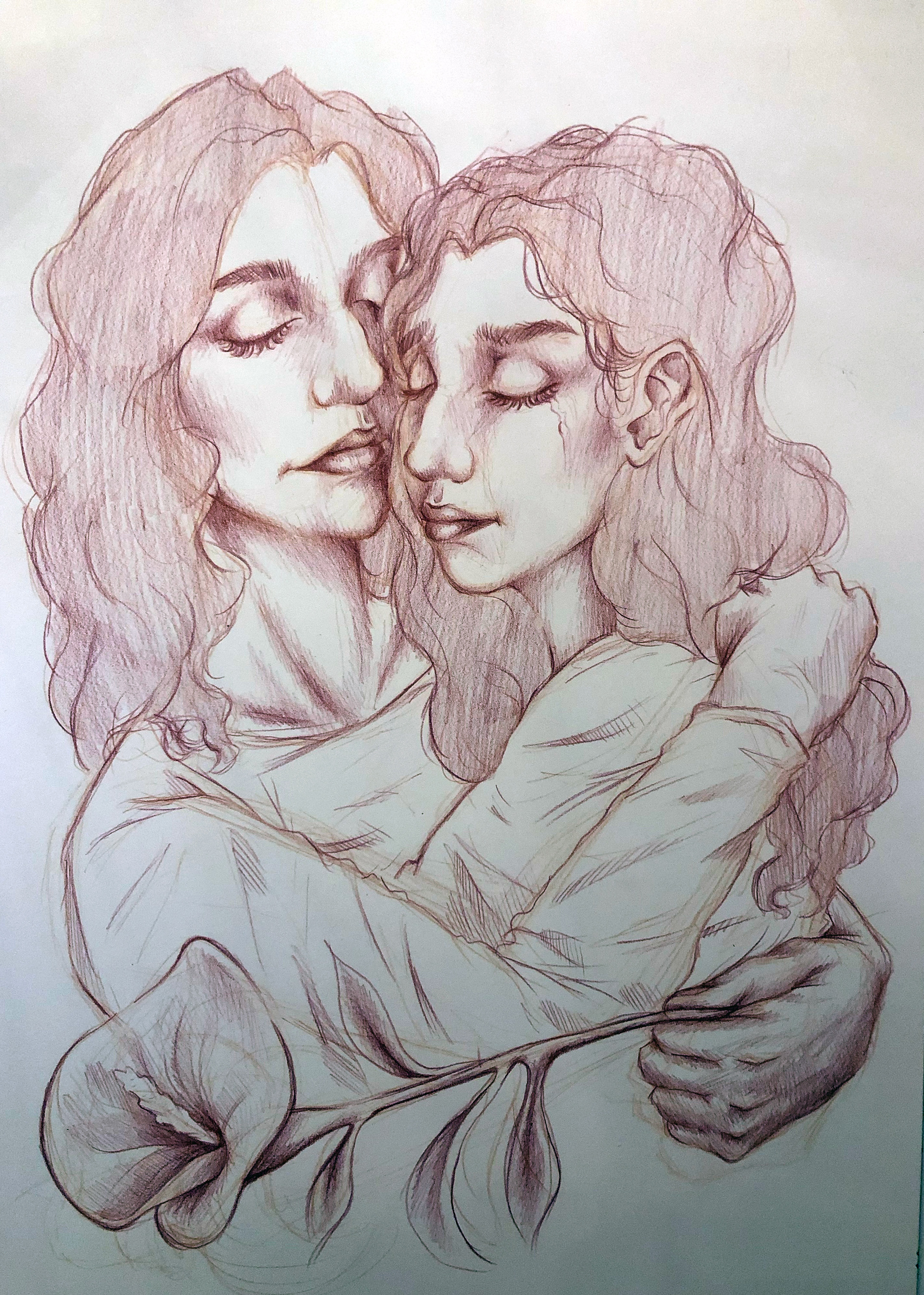 "Tried and Loss" Colored Pencil 