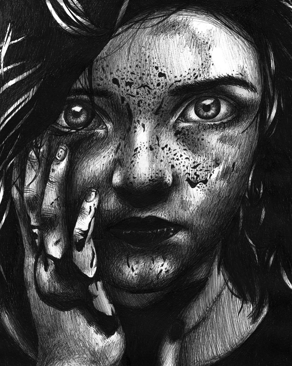 "War and Peace" Black Ballpoint Pen