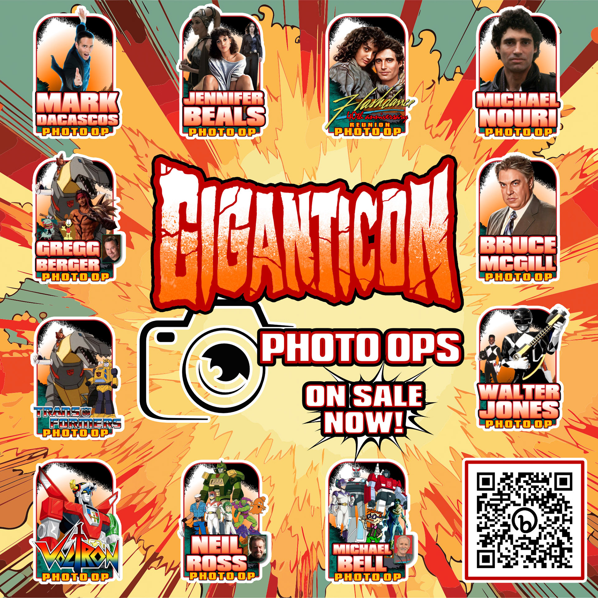 Photo Ops ad for Giganticon, Killeen, Texas. Created in Affinity Designer.