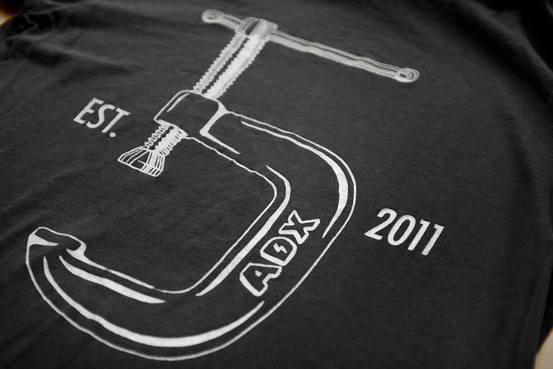 Tee shirt design for ADX Portland’s 5th birthday event
