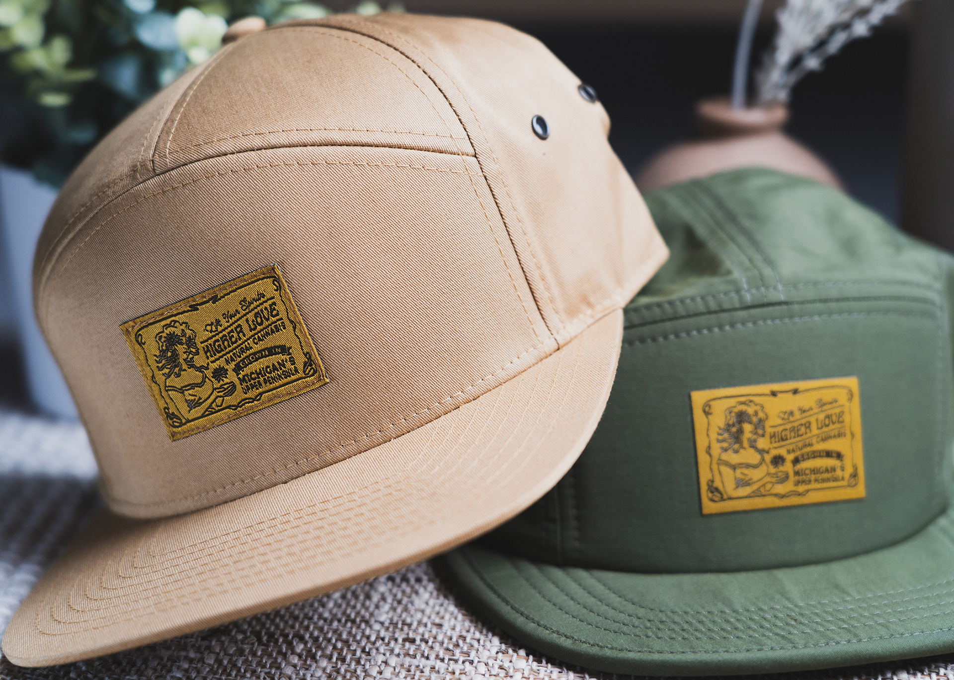 Illustration and lettering for a cannabis brand’s merchandise
