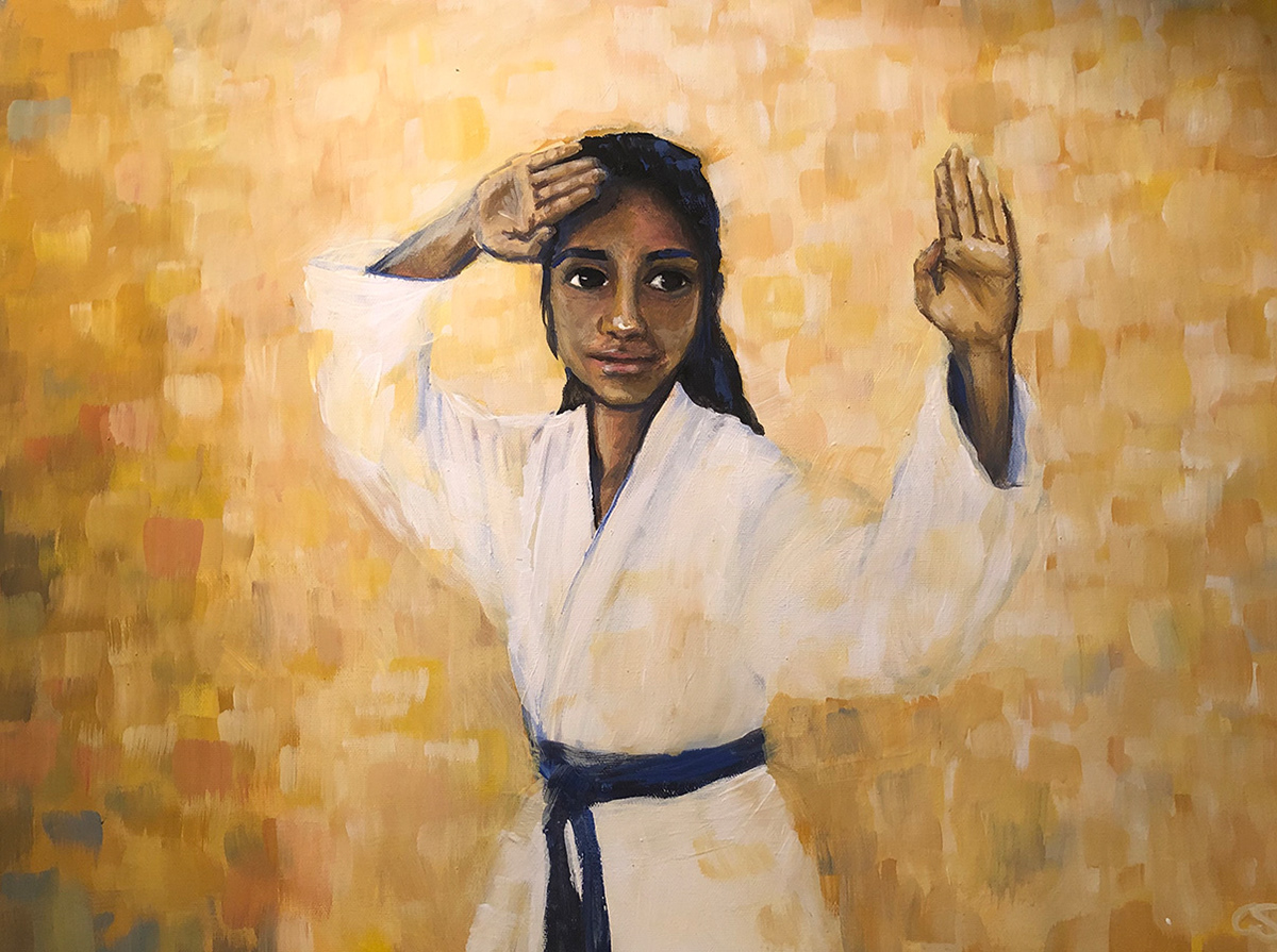 Acryl auf Leinwand