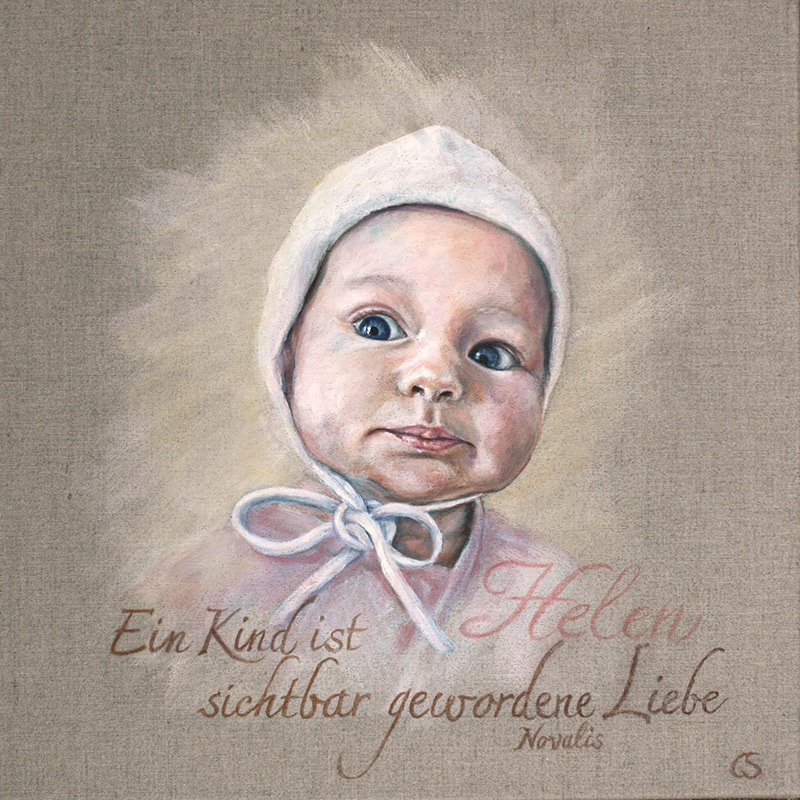 Helen, Acryl auf Leinwand