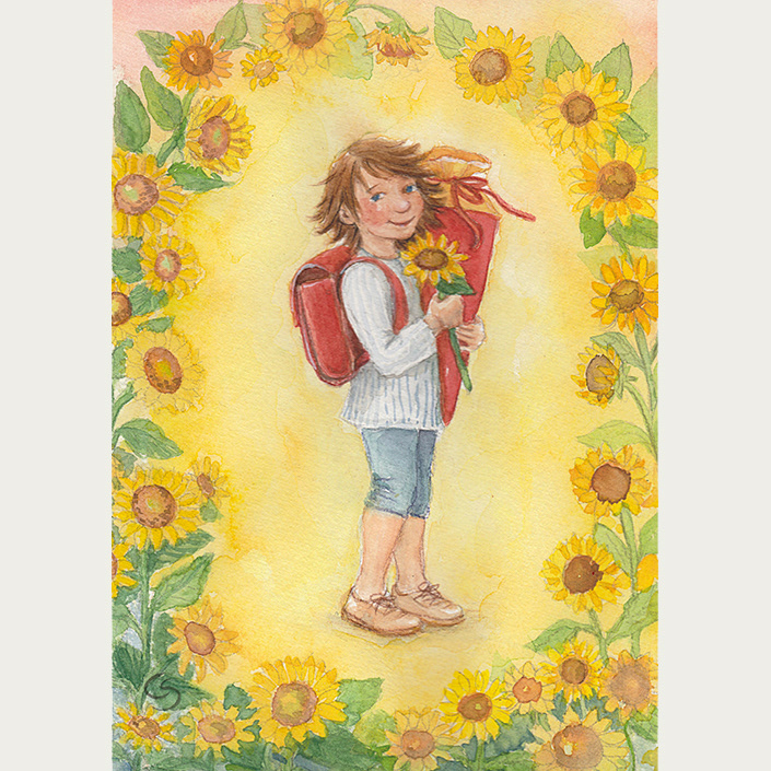 Postkarte "Einschulung"