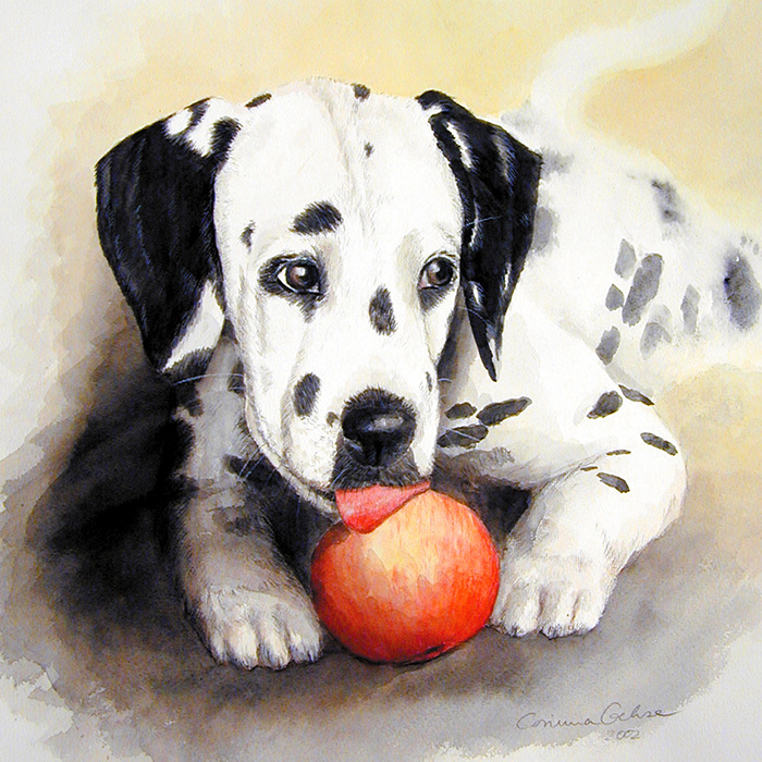 Mischtechnik auf Aquarellpapier