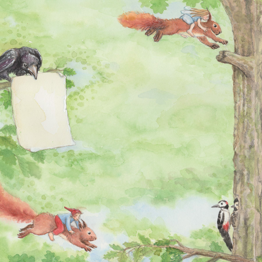 Illustration für Freundebuch