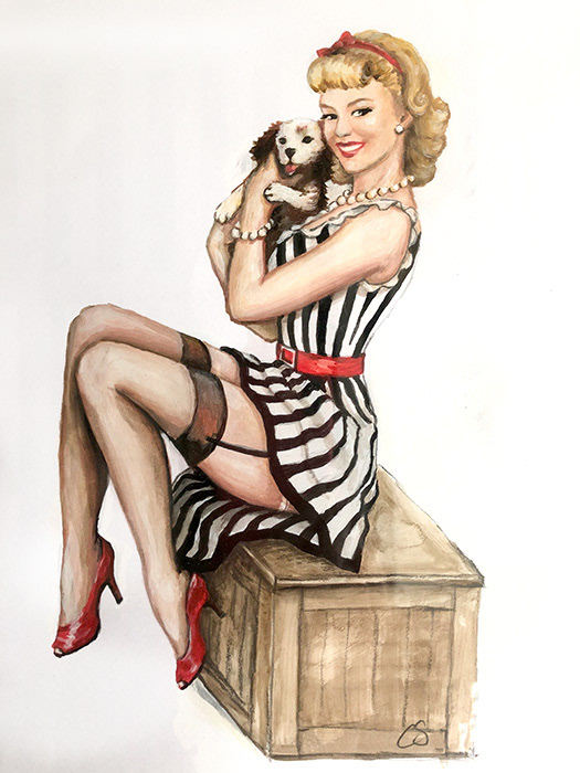 Illustration für flexi Leine Linie "Fashion"