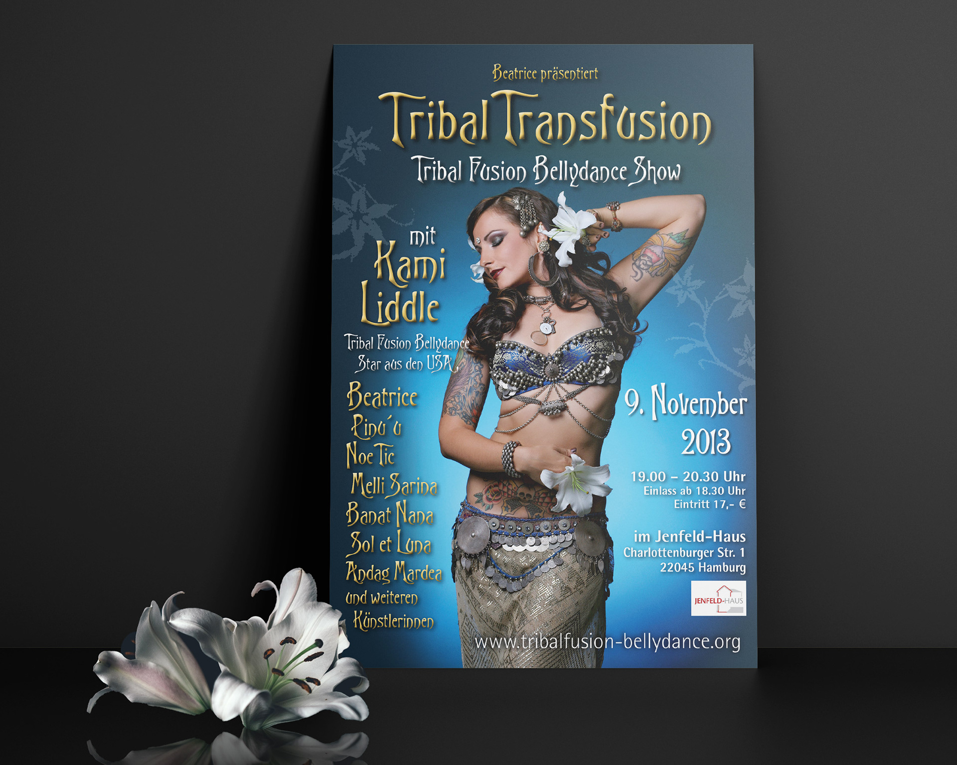 Plakat für Tanzshow