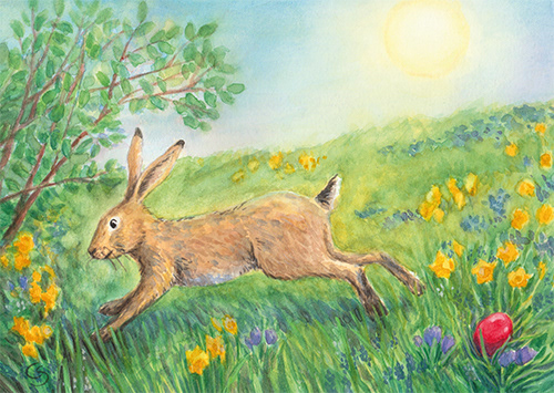 Postkarte "Ostermorgen"