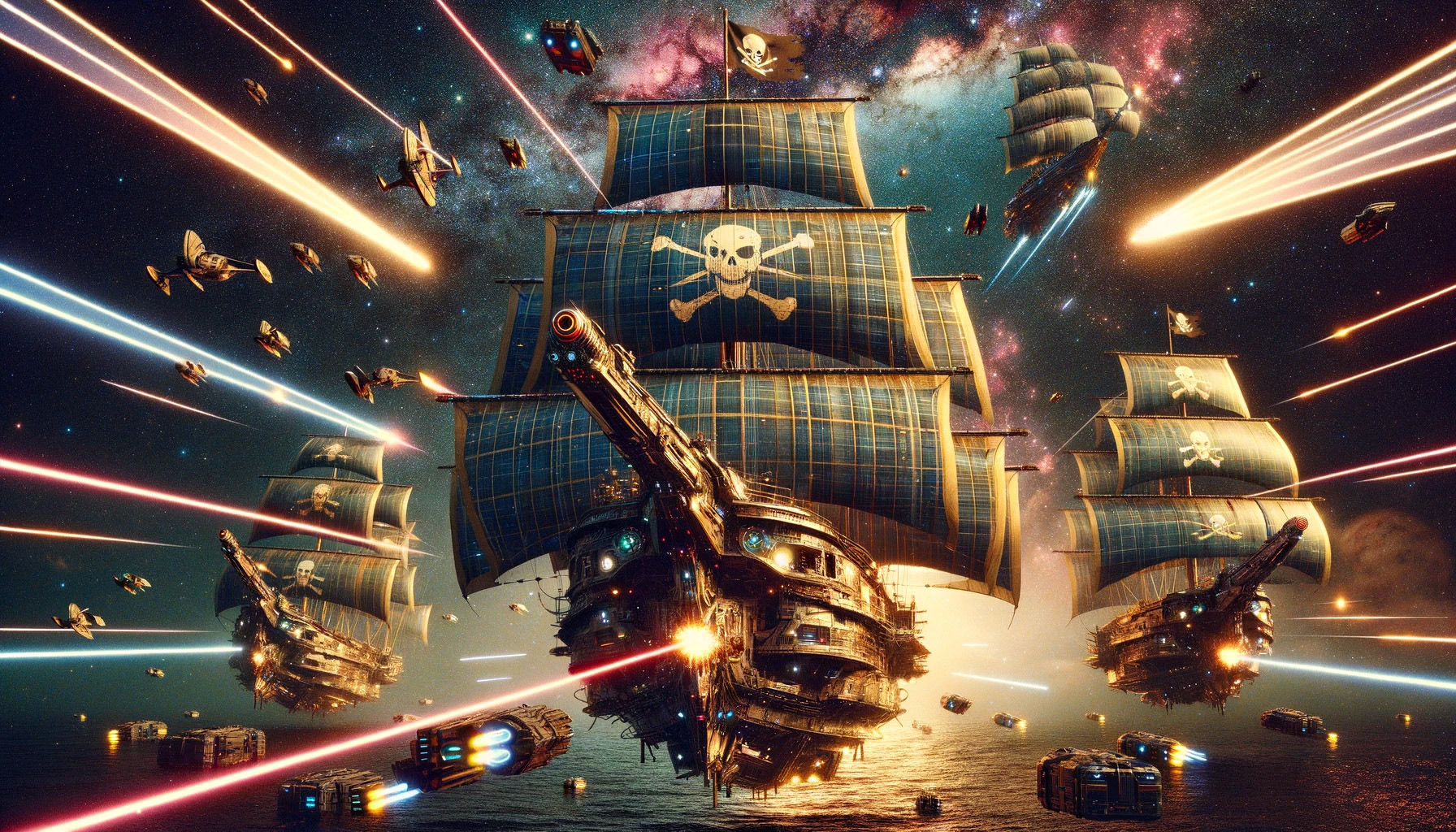 Since spaceships aren't available to everyone yet, the golden age of piracy hasn't happened.