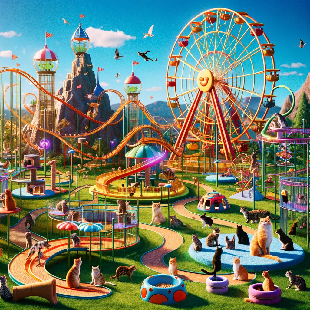 An amusement park for cats