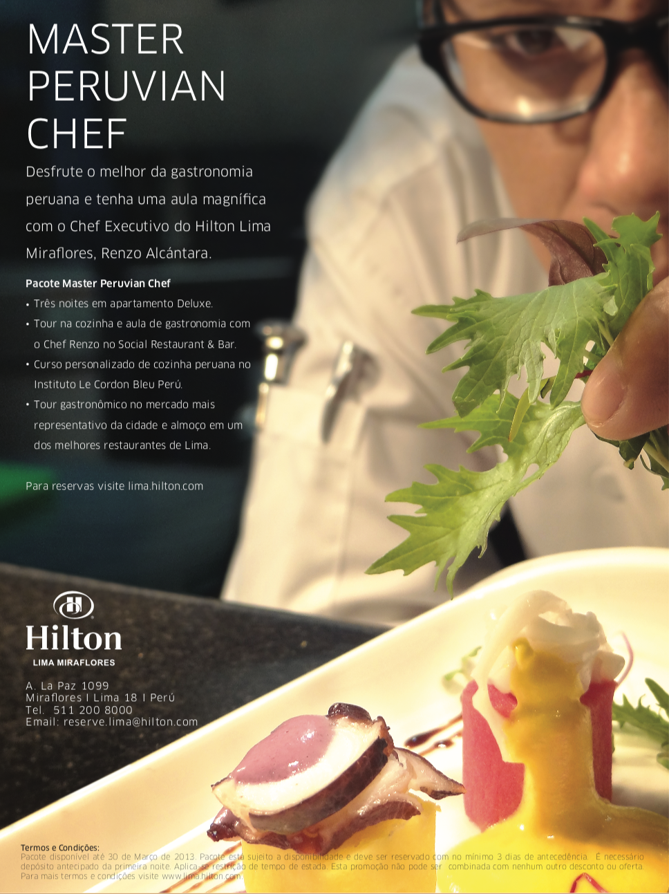 Hilton | Aviso de revista | Redacción creativa + Fotografía + Diseño