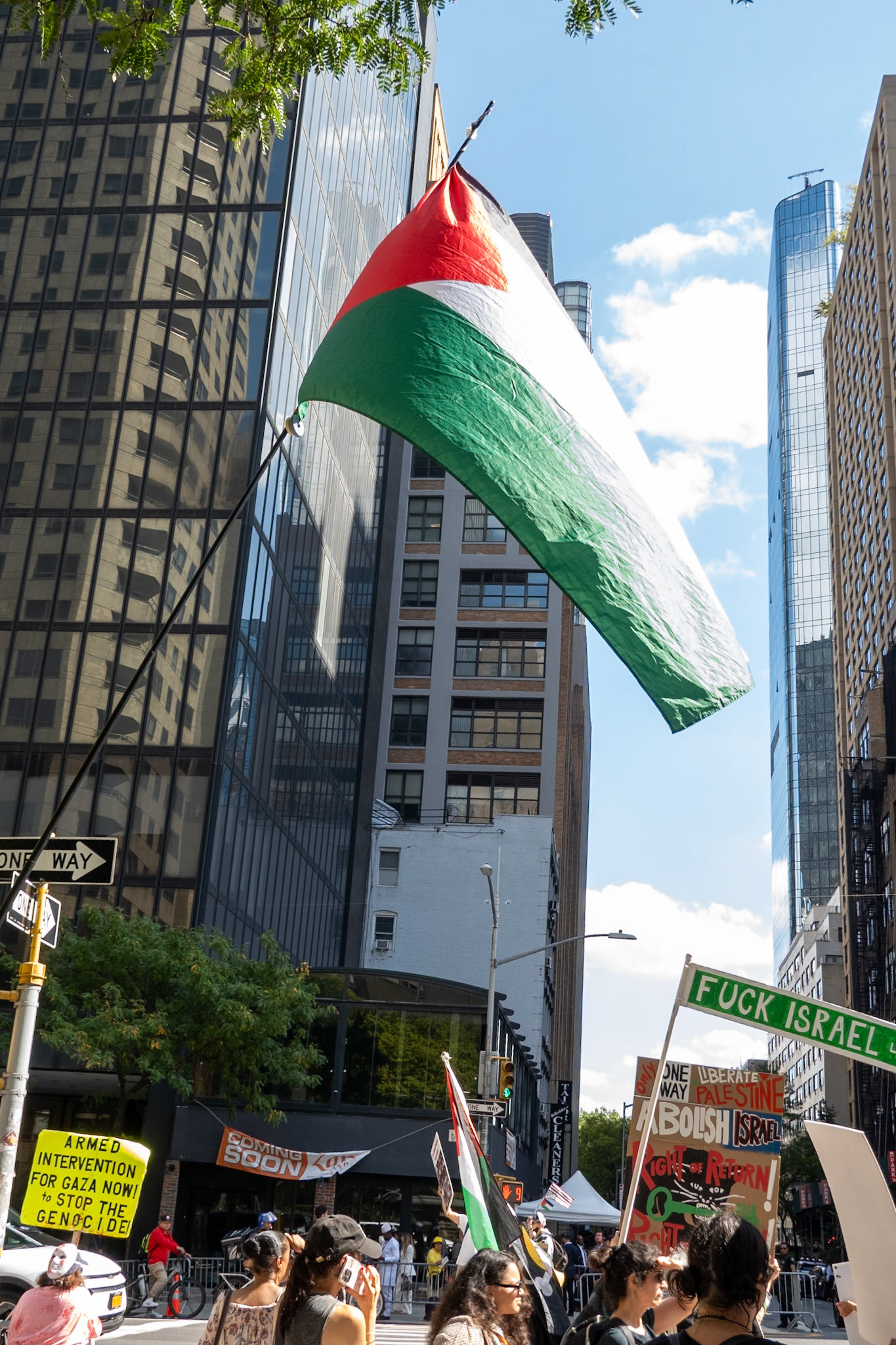 Pro-Gaza protesters, protesting against the genocide in Gaza.