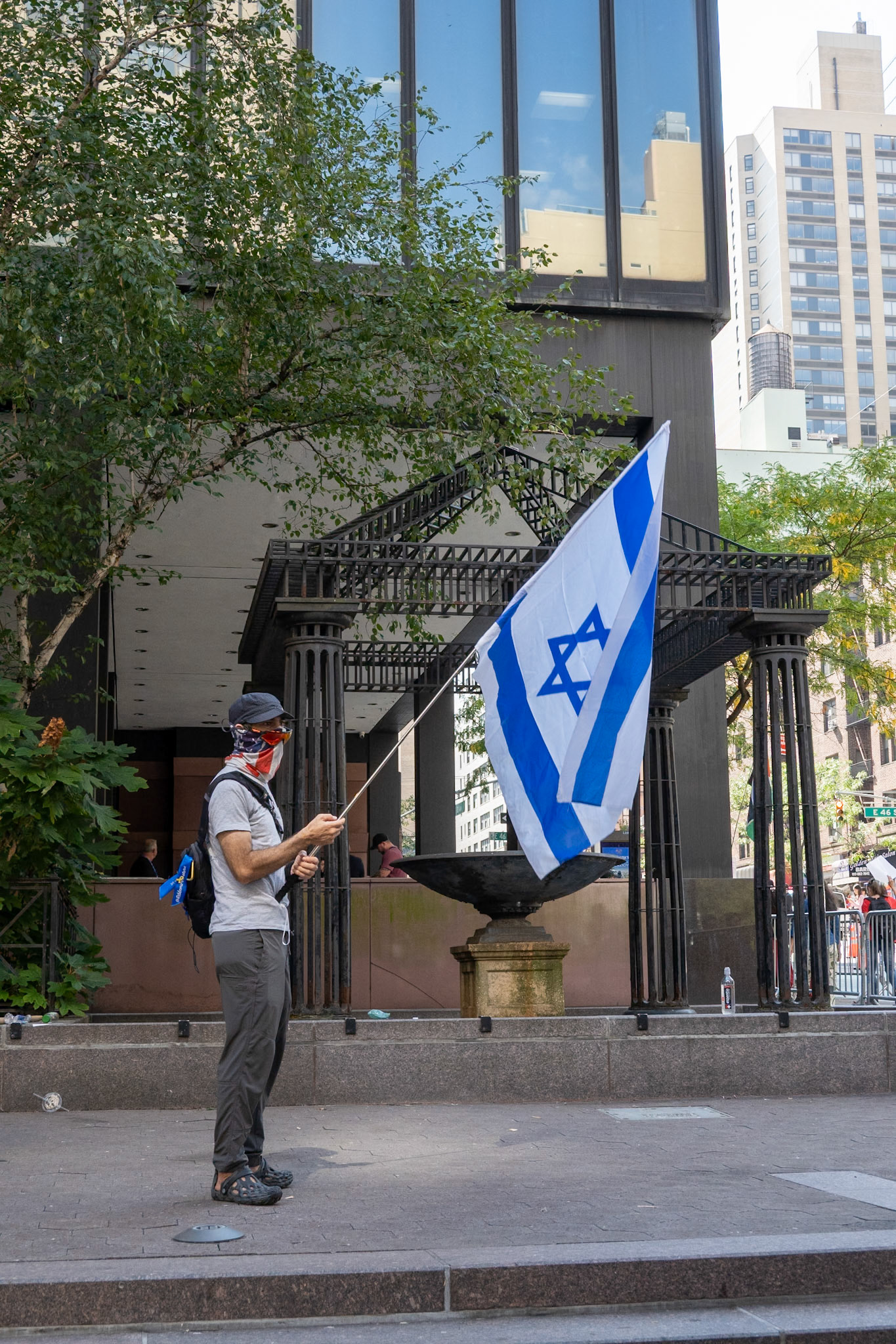 Pro-Israel protesters