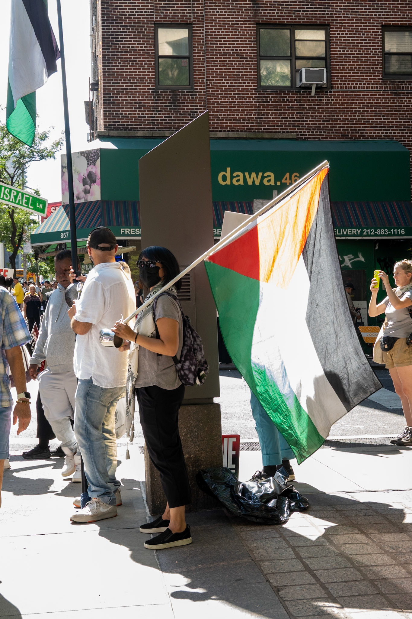 Pro-Gaza protesters, protesting against the genocide in Gaza.