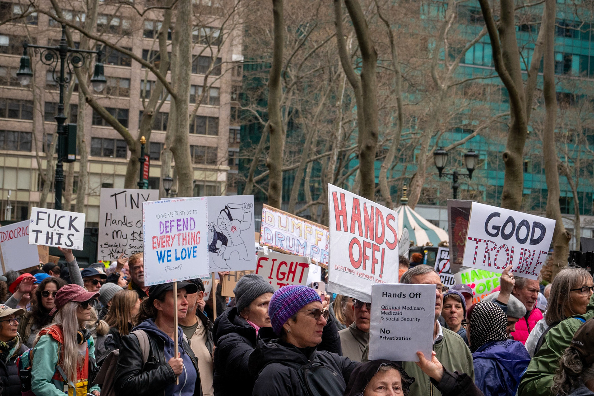 “Hands Off!” national Day of Action, NYC