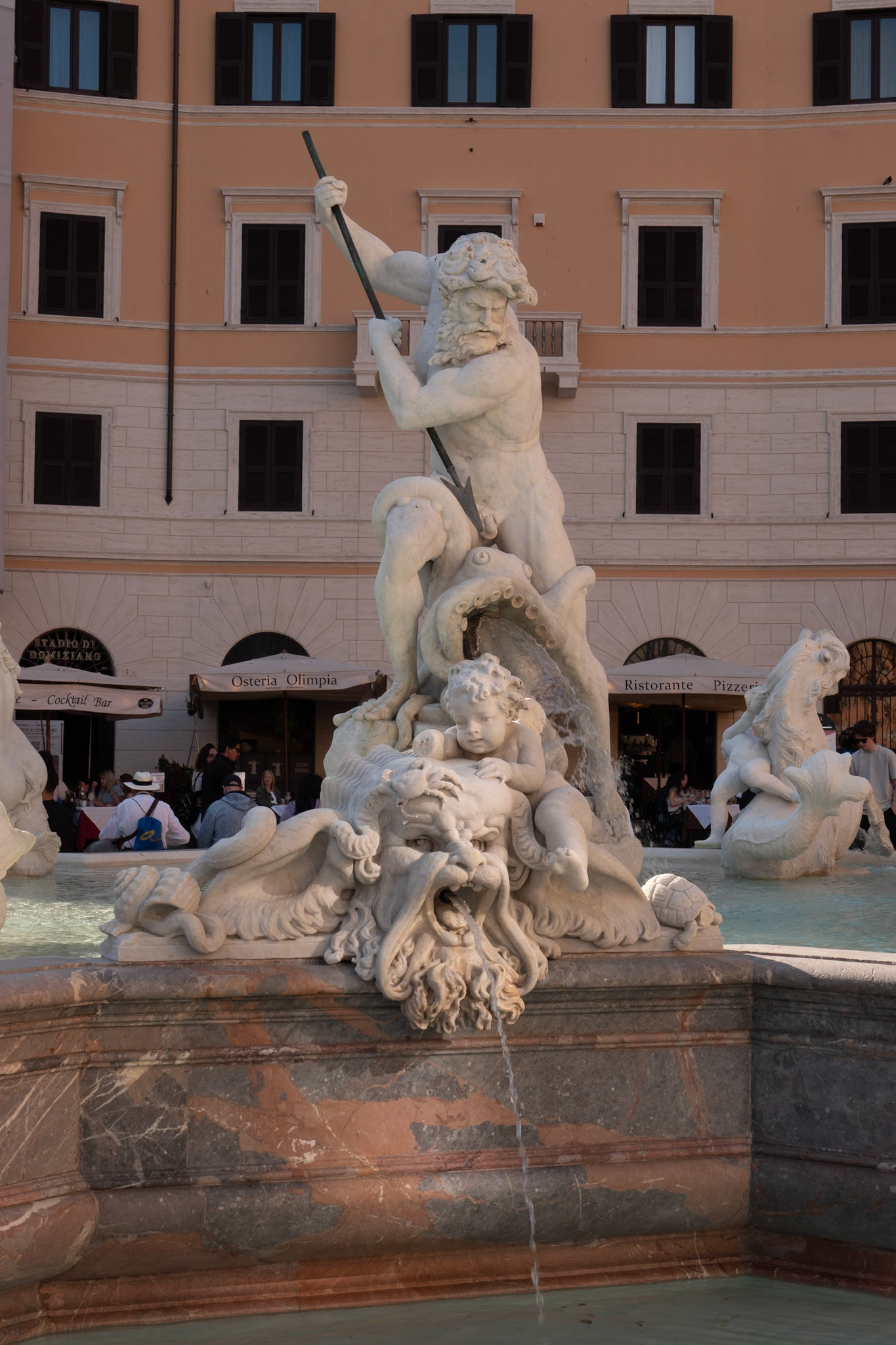 Piazza Navona, Fontana del Nettuno, Rome, Italy
