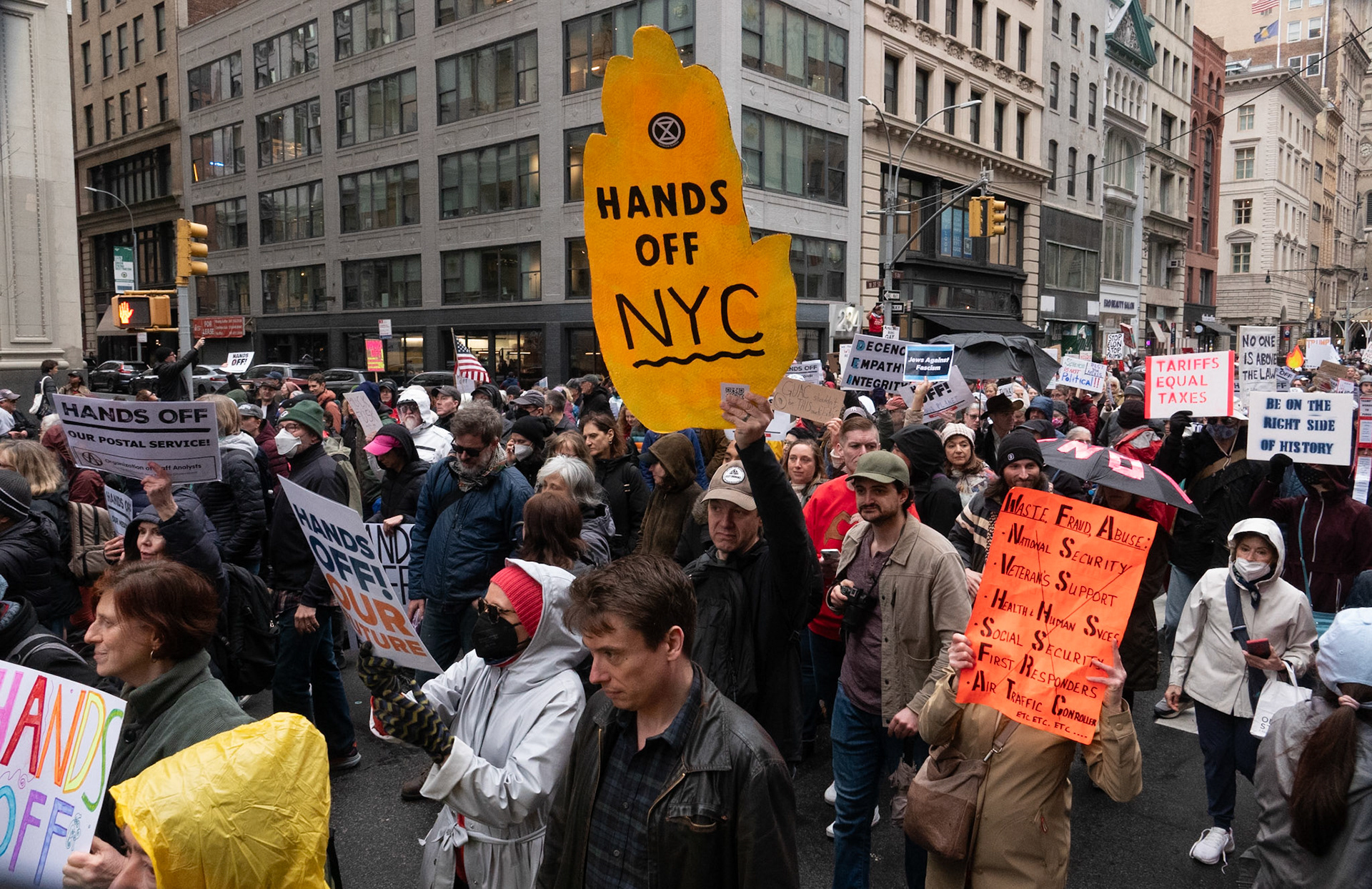 “Hands Off!” national Day of Action, NYC