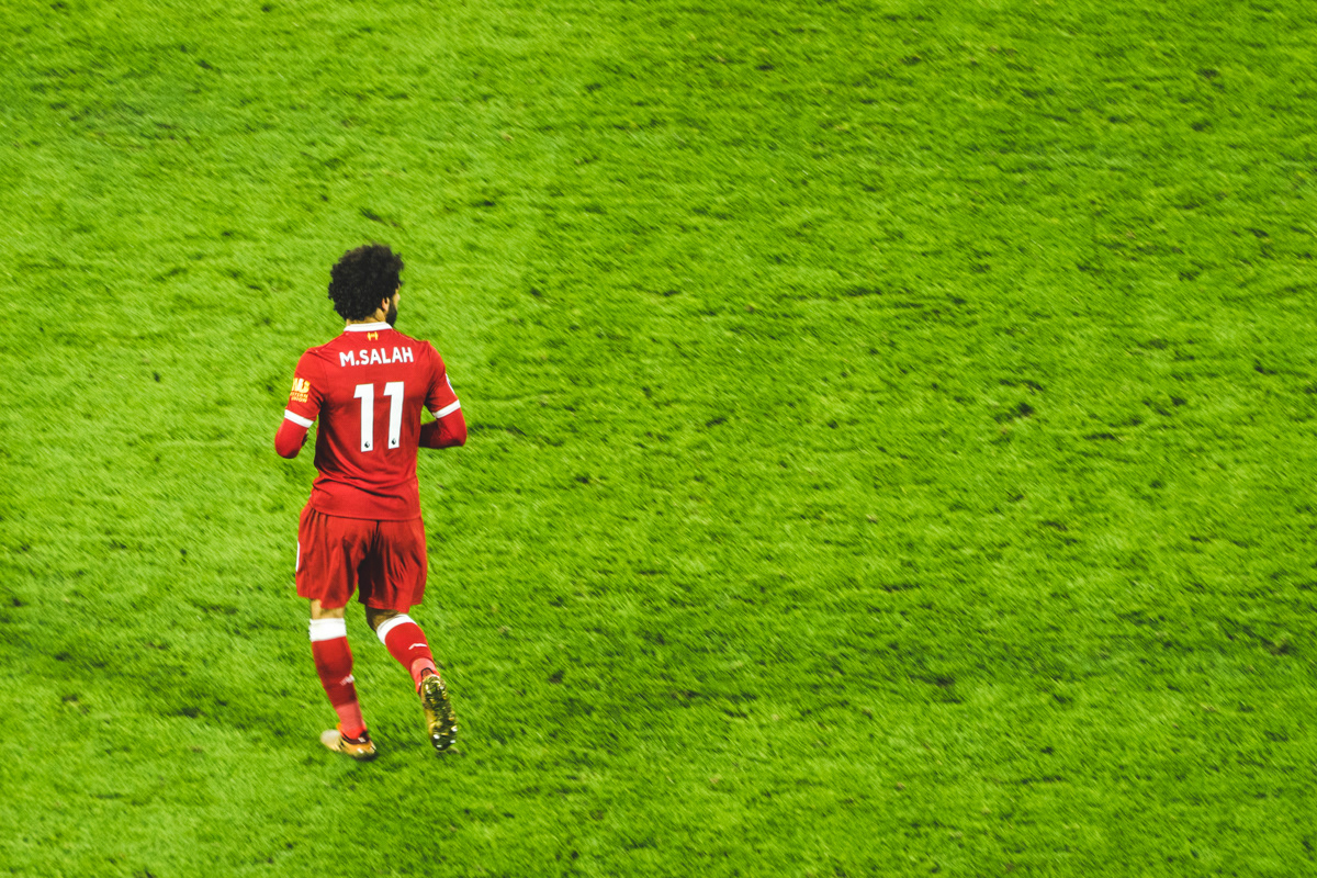 Mohammed Salah at The Amex