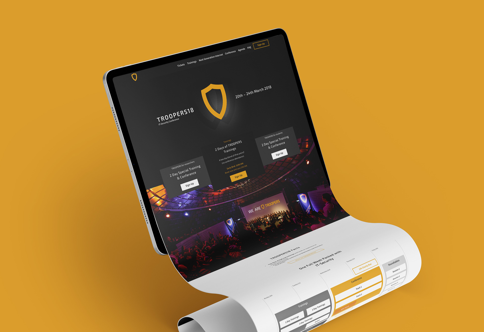 Troopers | Branding, Web Design | 2016-2020 | Homepage