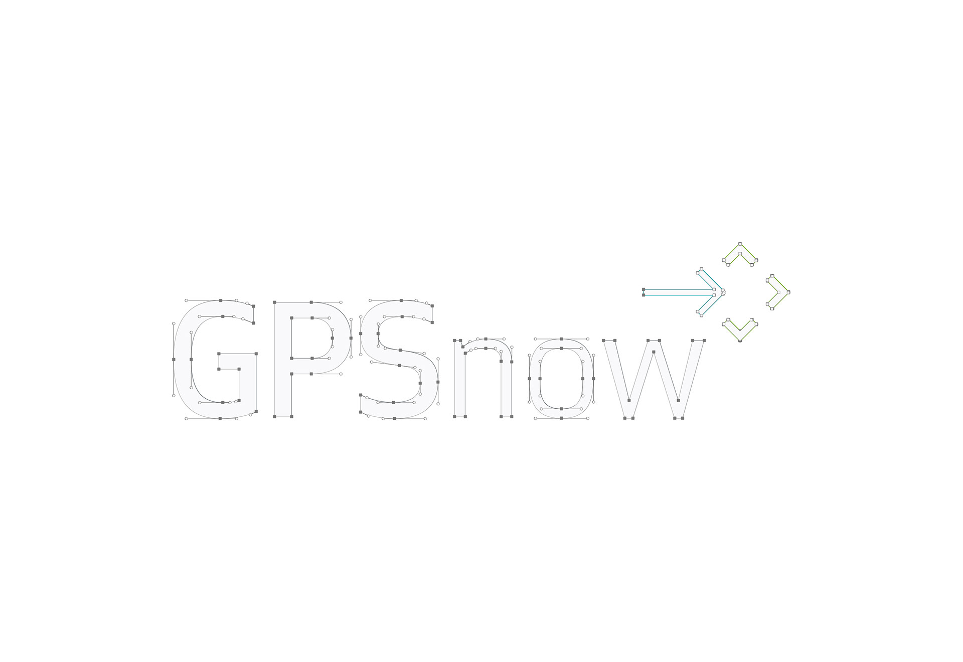 GPSnow Branding Project 2020 embossed Logo Outlines Mathias Mortag