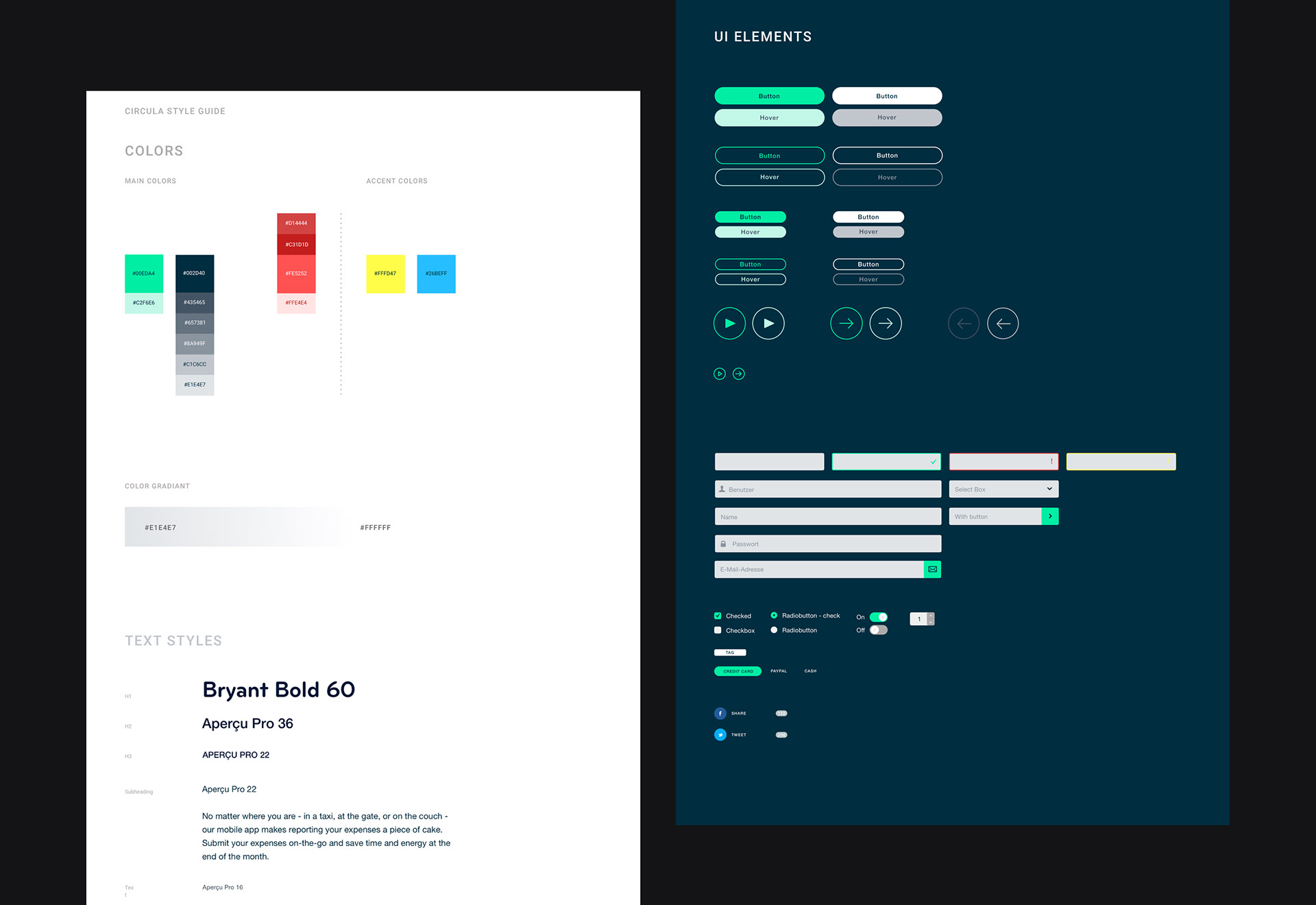 Circula | Branding Refresh, Web Design | 2019 | Style Guide