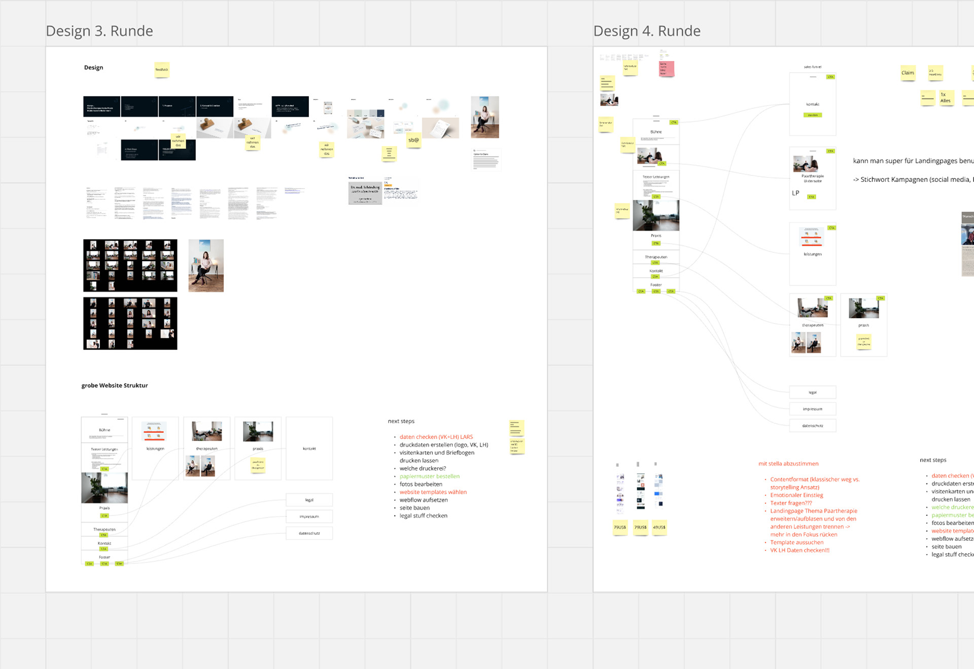 Praxis Biedermann Branding, Web Design, Photography | 2021 | Process