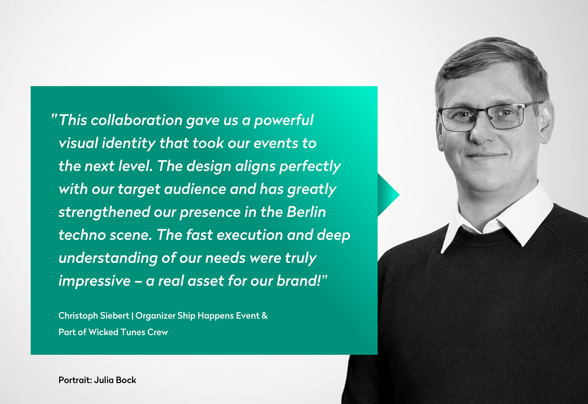 Project Ship Happens Branding Testimonial Christoph Siebert