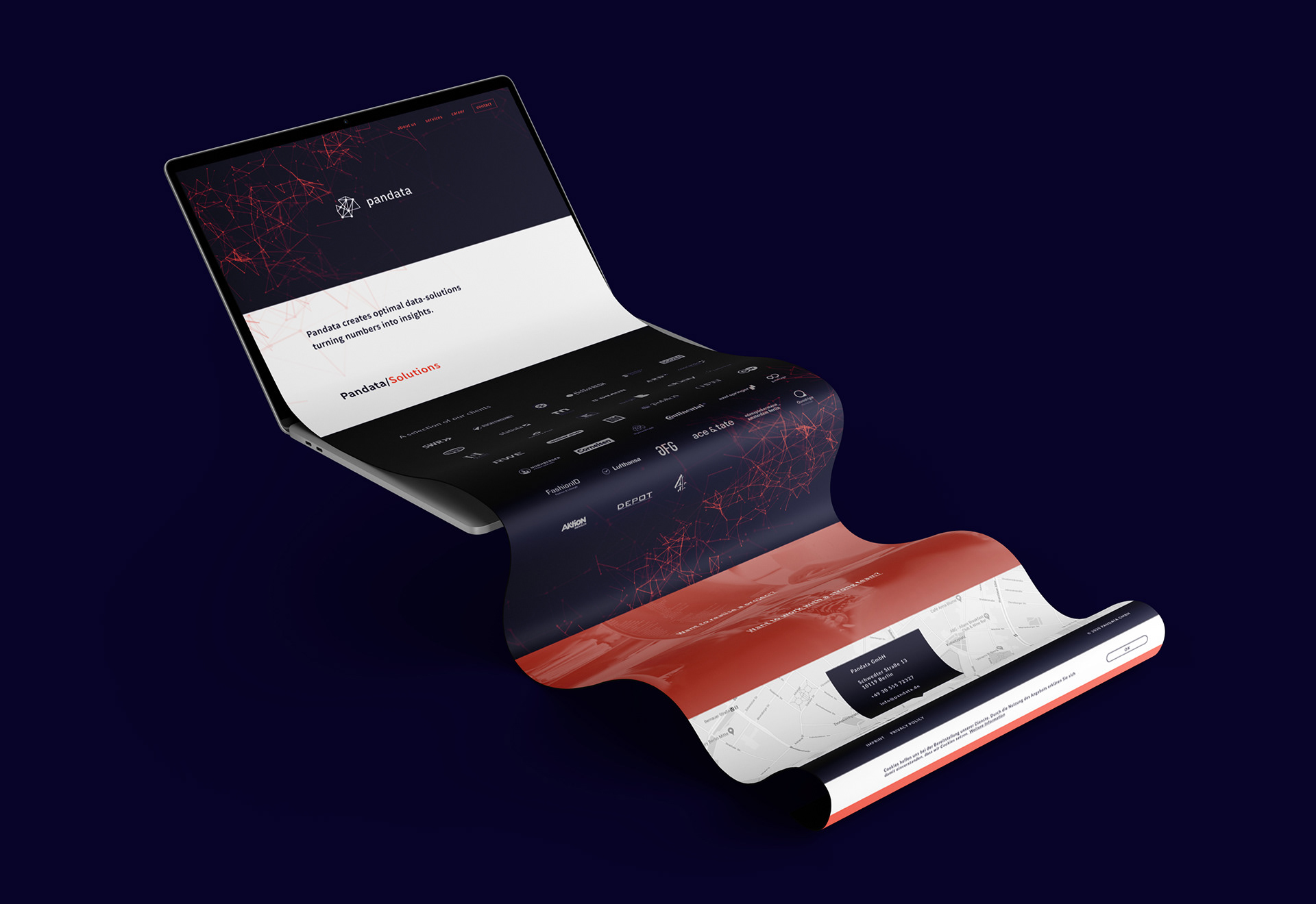 pandata | Branding, Web Design | 2021 | Homepage 2 | Mathias Mortag