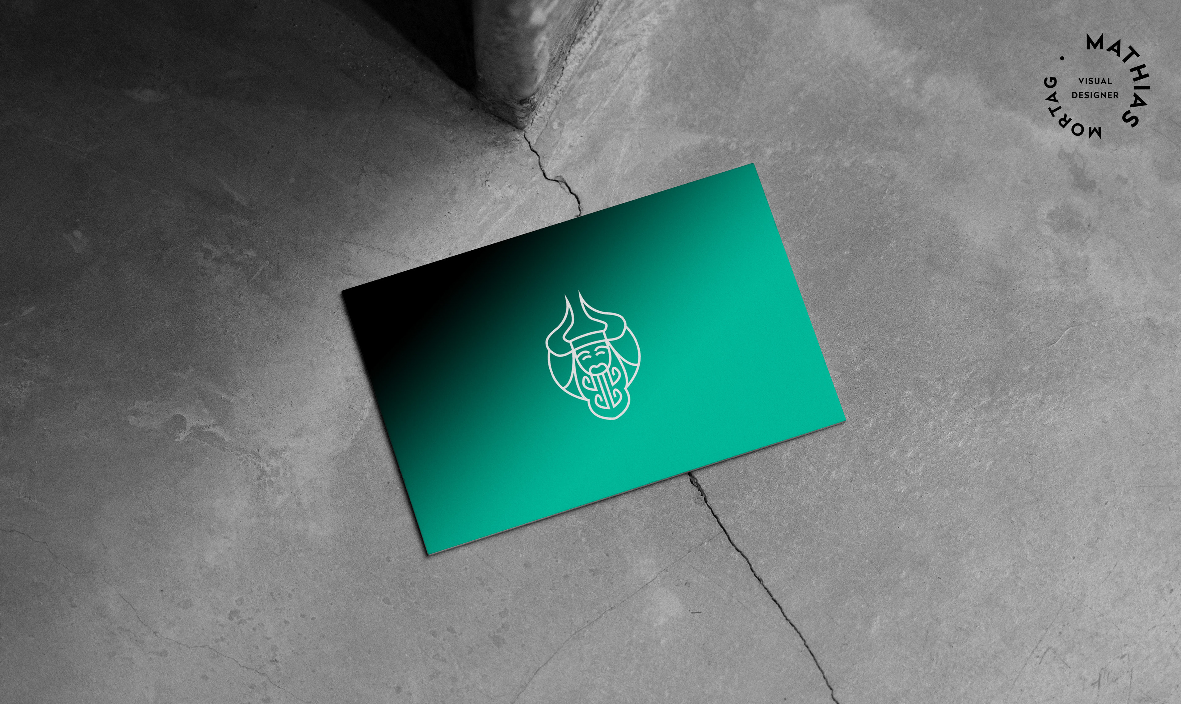 Emblem logo example, feels classic and authoritative, works best for institutions and heritage brands Mathias Mortag