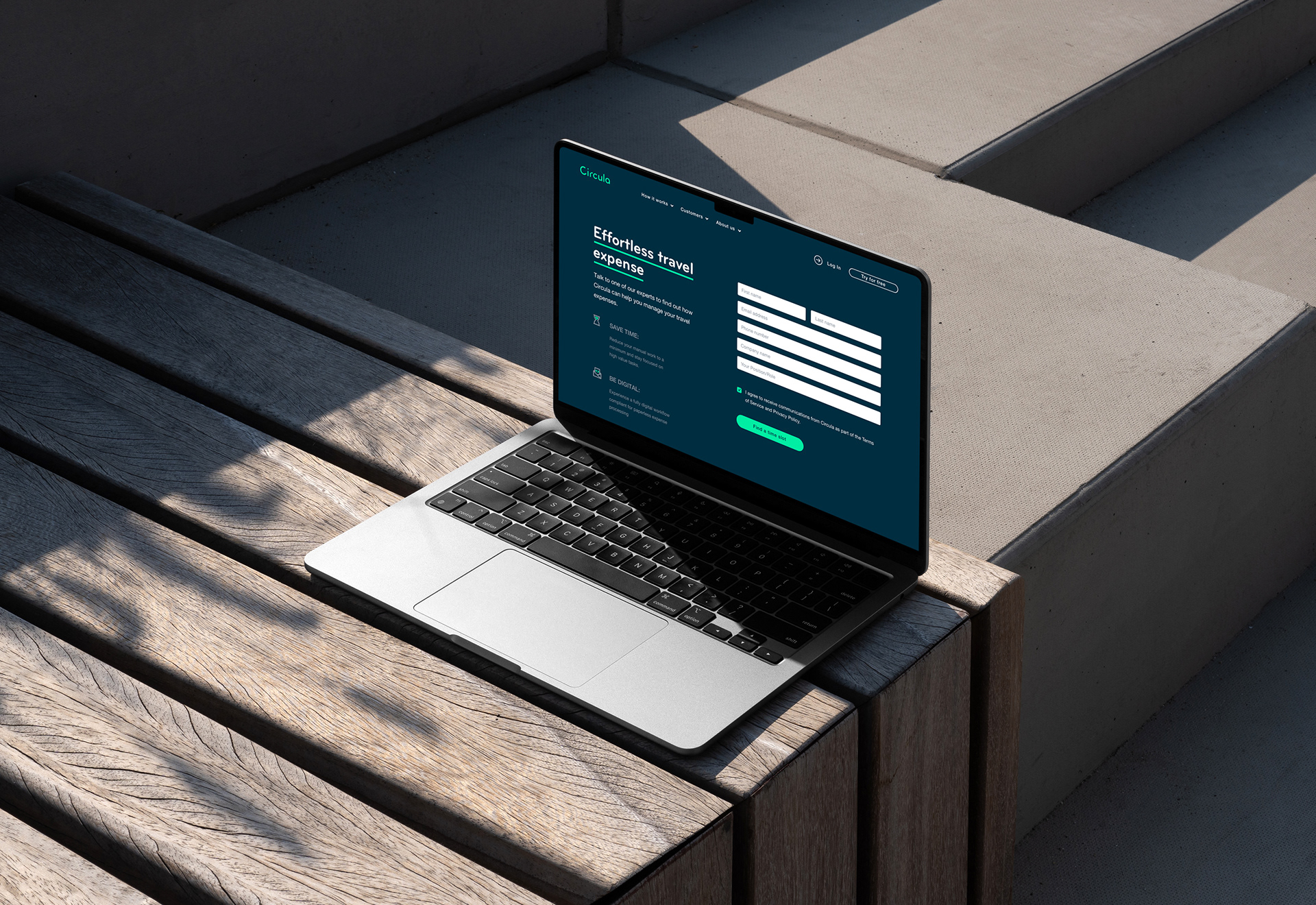 Circula | Branding Refresh, Web Design | 2019 | Contact form