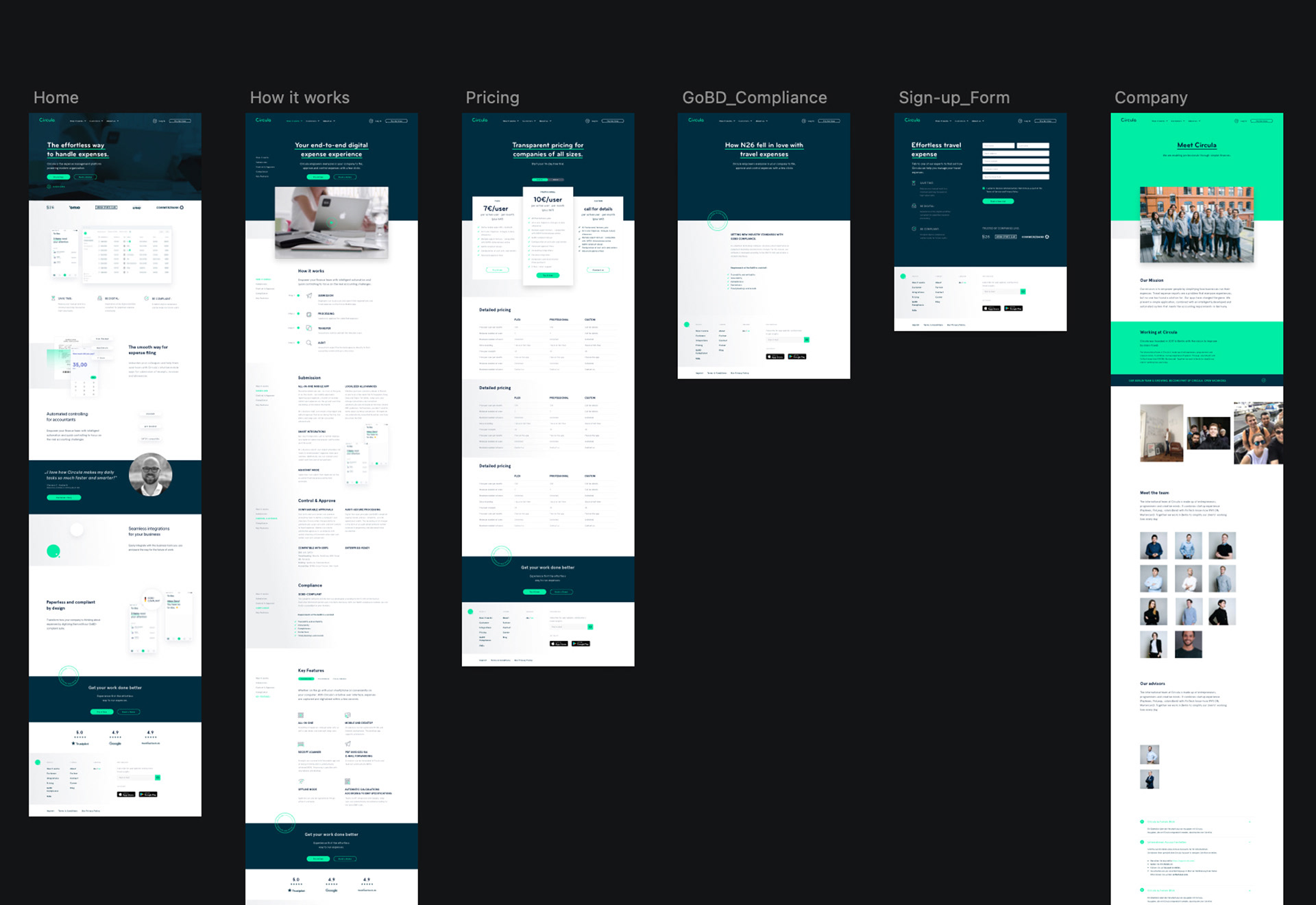 Circula | Branding Refresh, Web Design | 2019 | Process