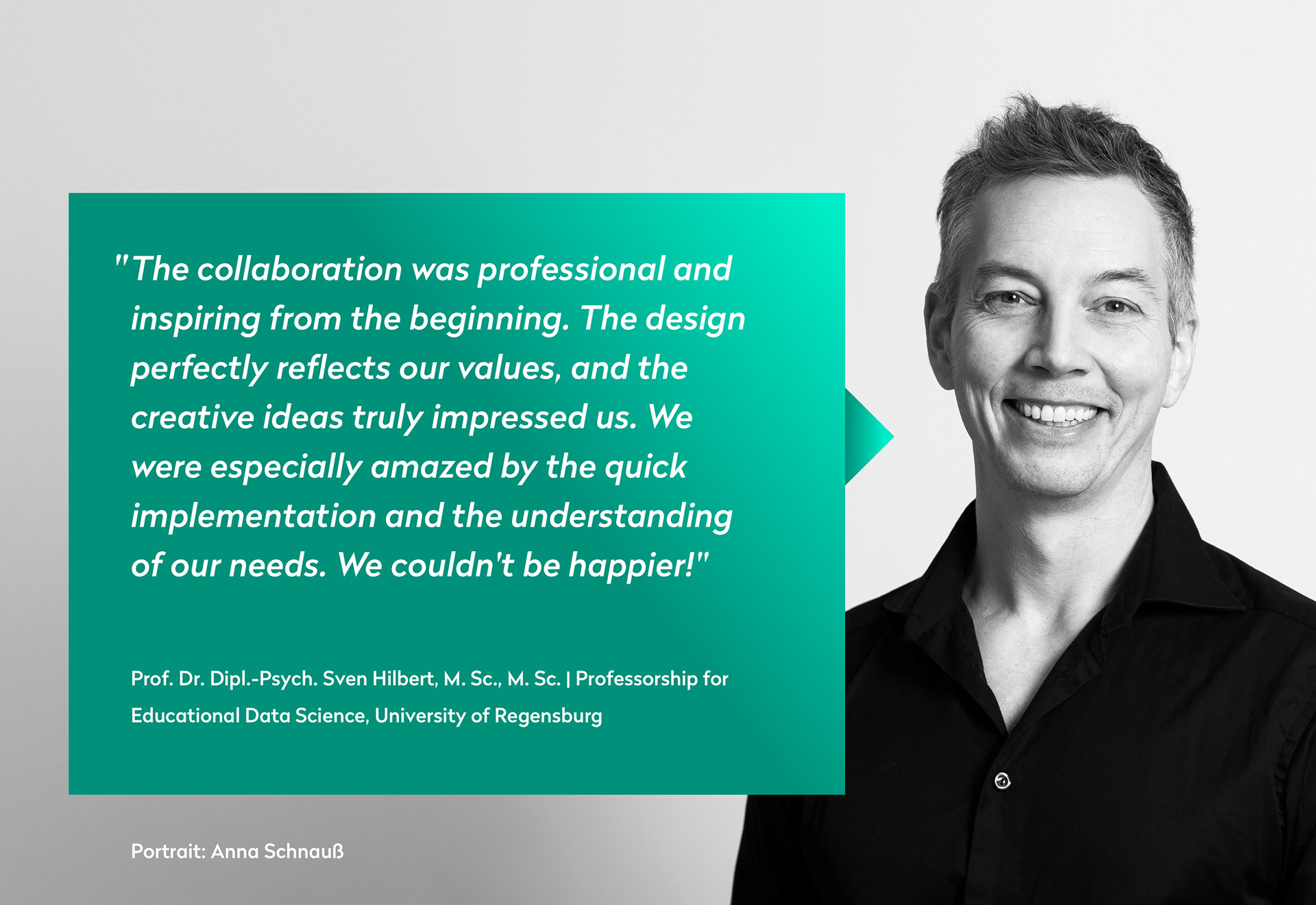 Project Educational Data Science Branding Testimonial Sven Hilbert