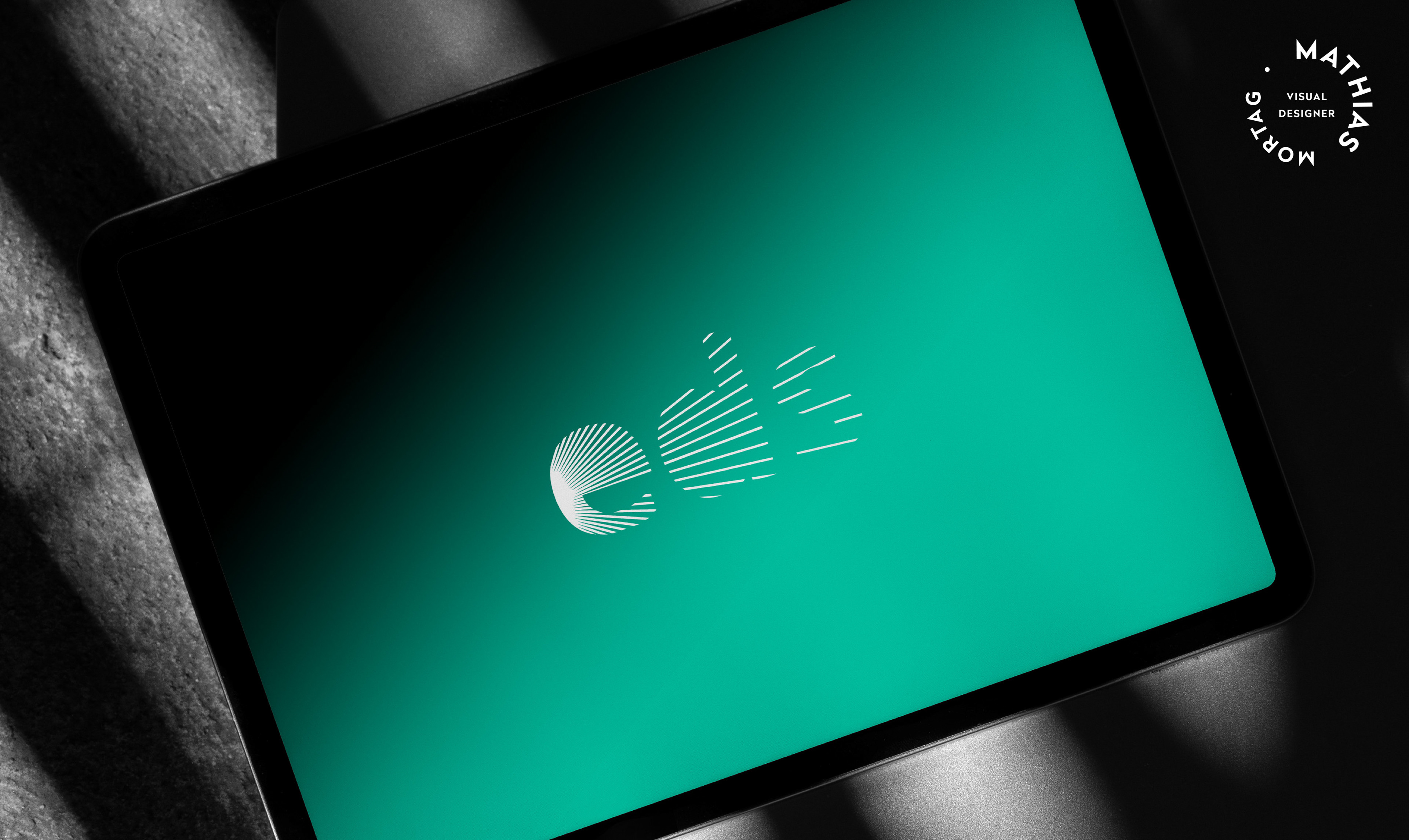 Lettermark logo example, initial based, great when the brand name is long Mathias Mortag