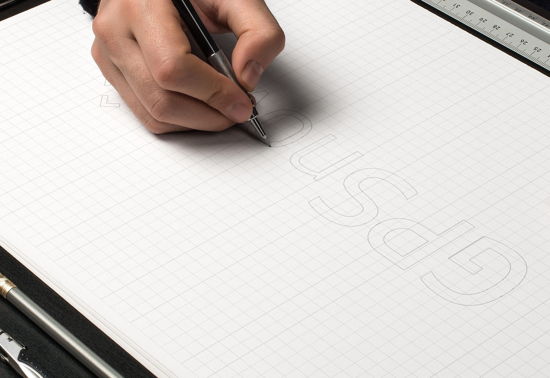 GPSnow Branding Project 2020 embossed Logo Sketch Mathias Mortag