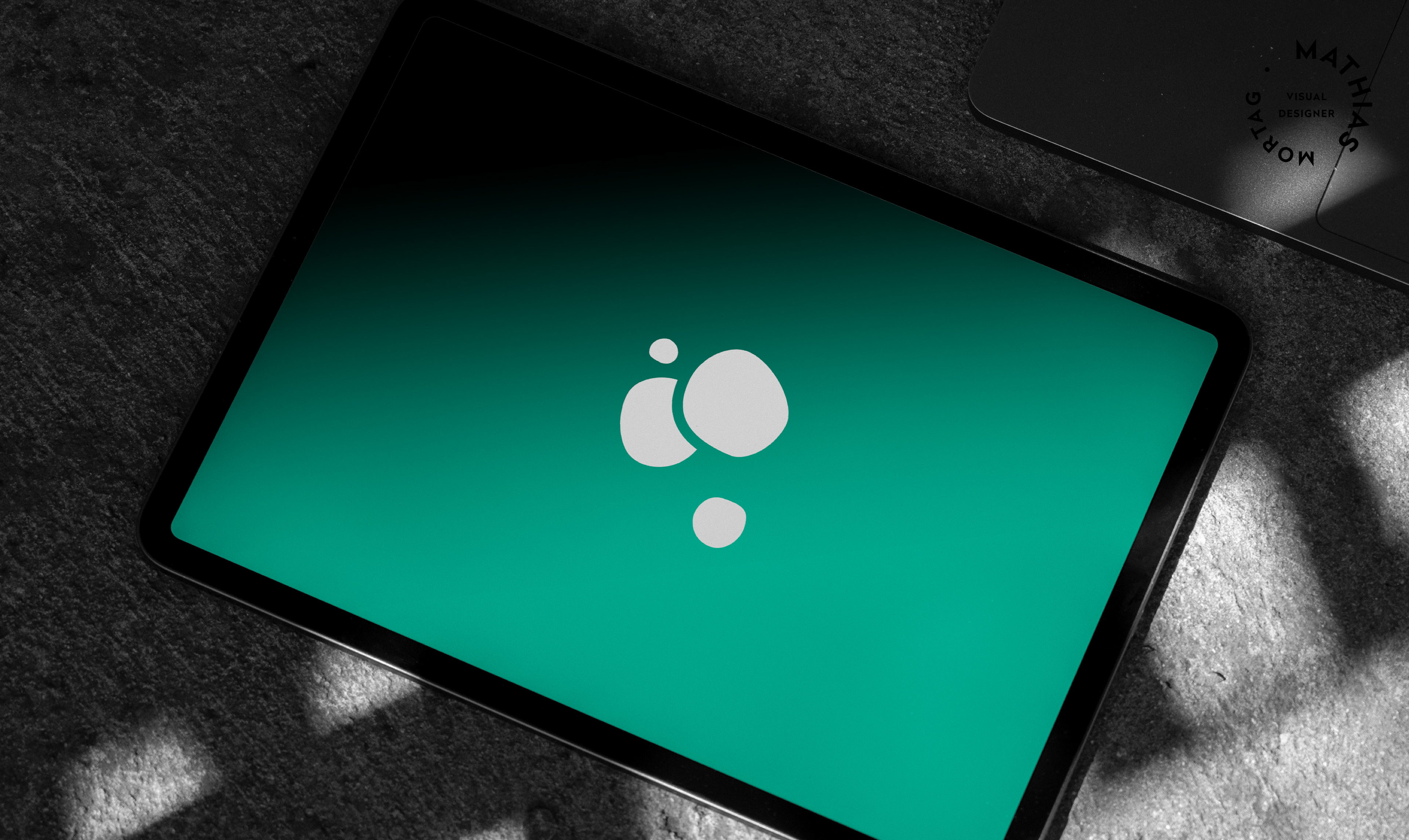 Abstract logo example, unique geometric or conceptual, modern, scalable, distinct, works best for brands wanting a unique identity Mathias Mortag