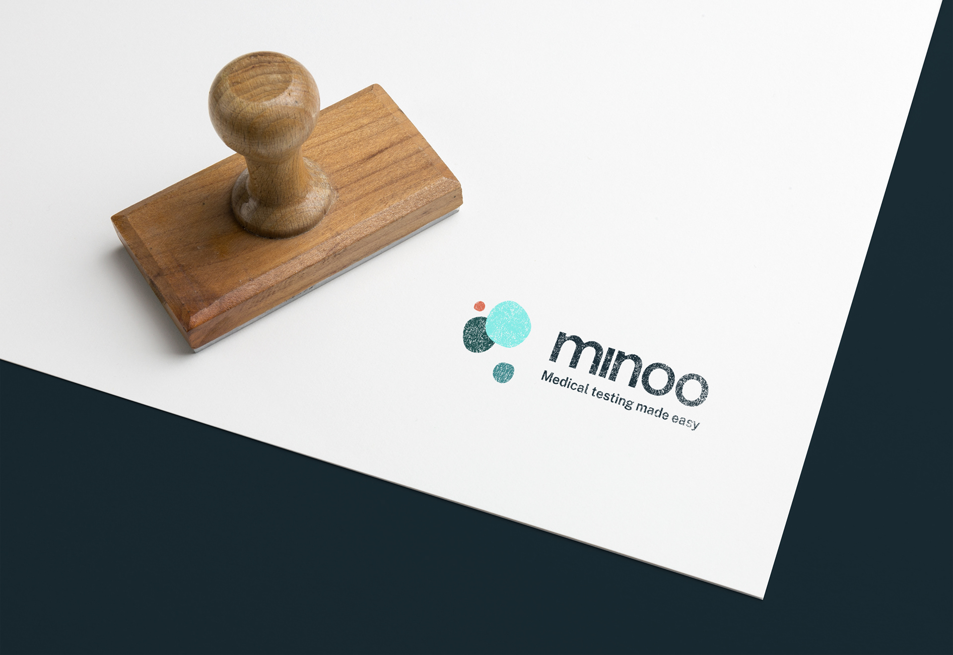 minoo | Branding, Corporate Design & Web Design | 2020 | Rubber Stamp | Mathias Mortag