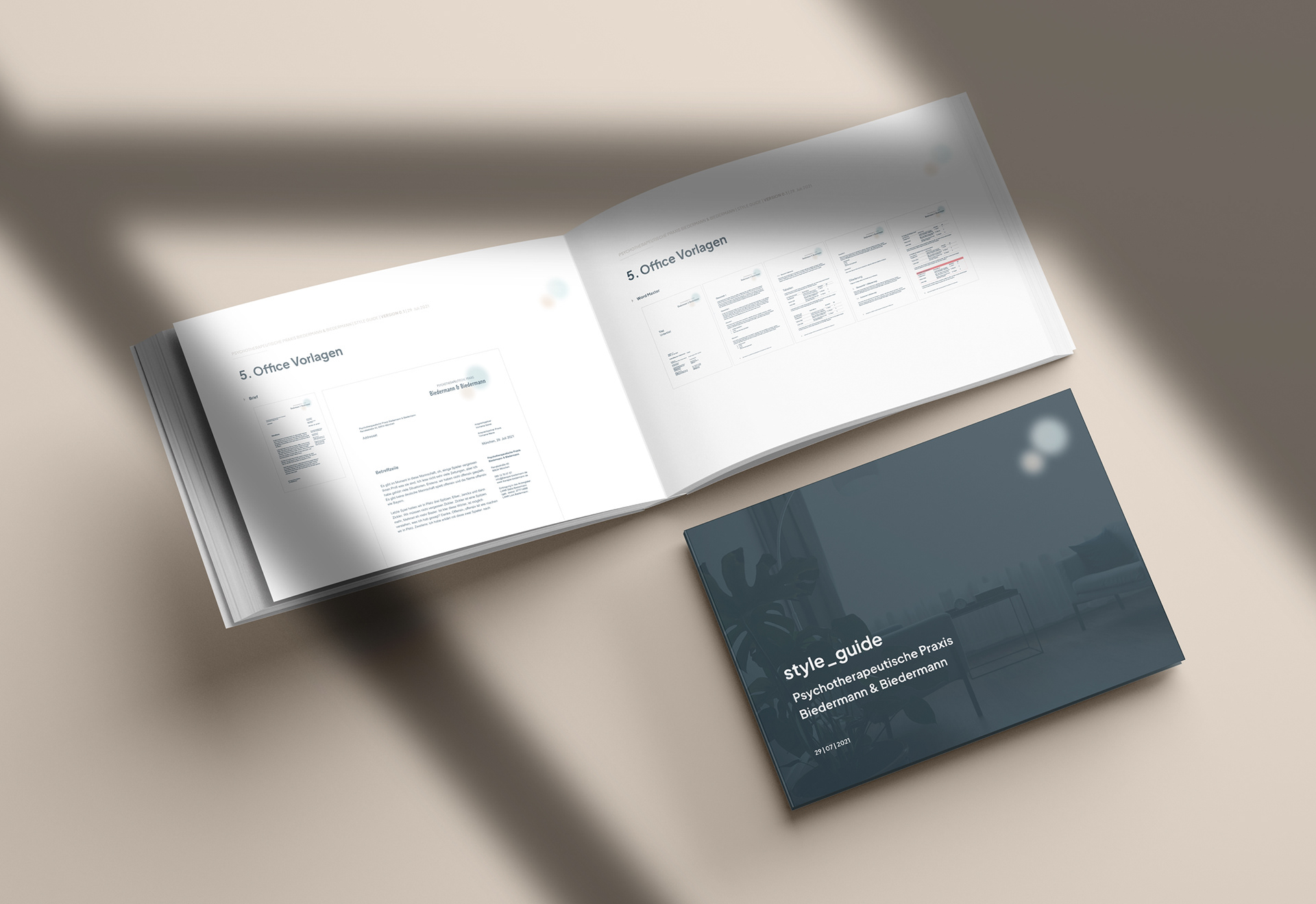 Praxis Biedermann Branding, Web Design, Photography | 2021 | Style Guide