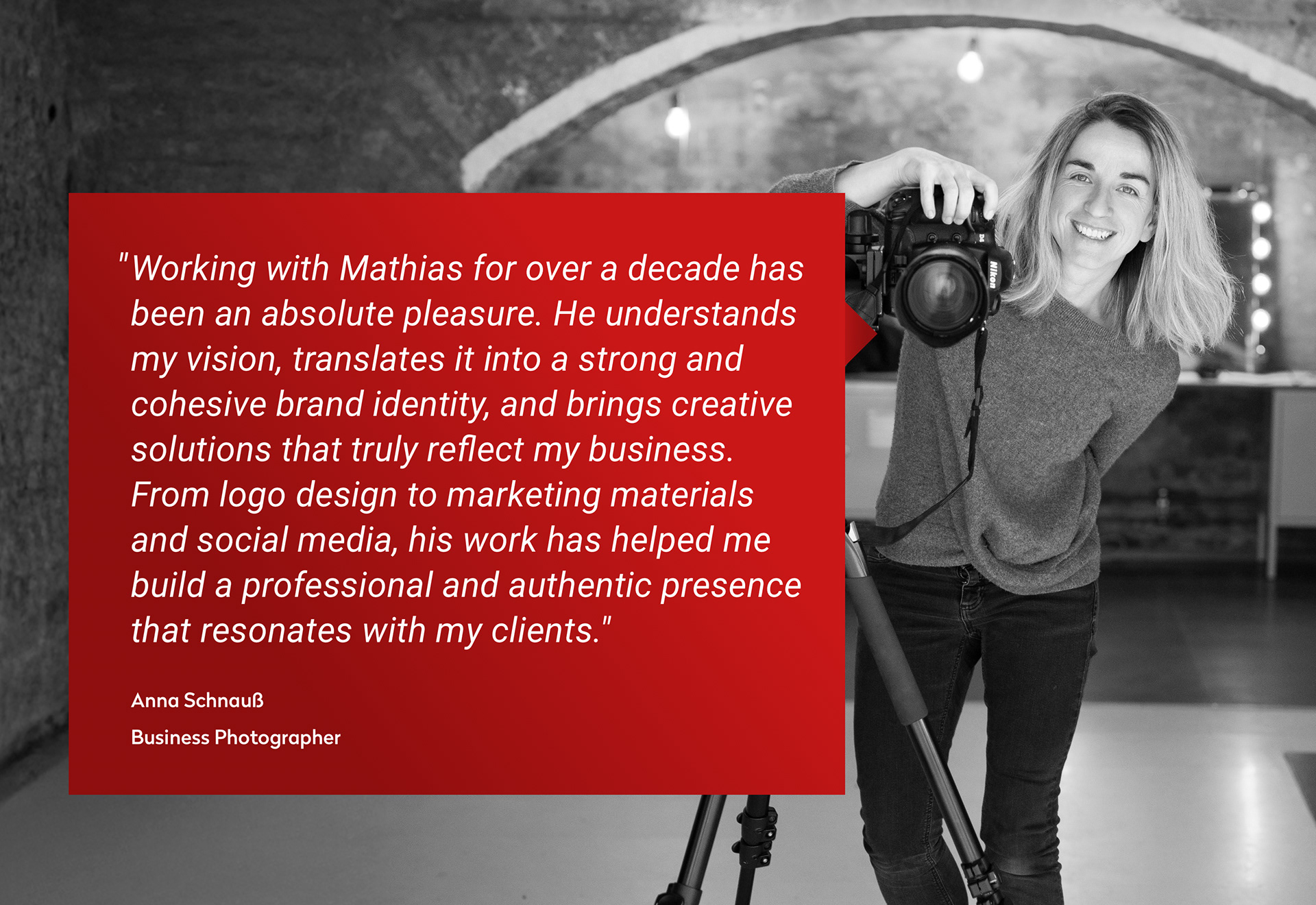 Anna Schnauss Photography | Branding, Web Design & Social Media | 2015 | Quote