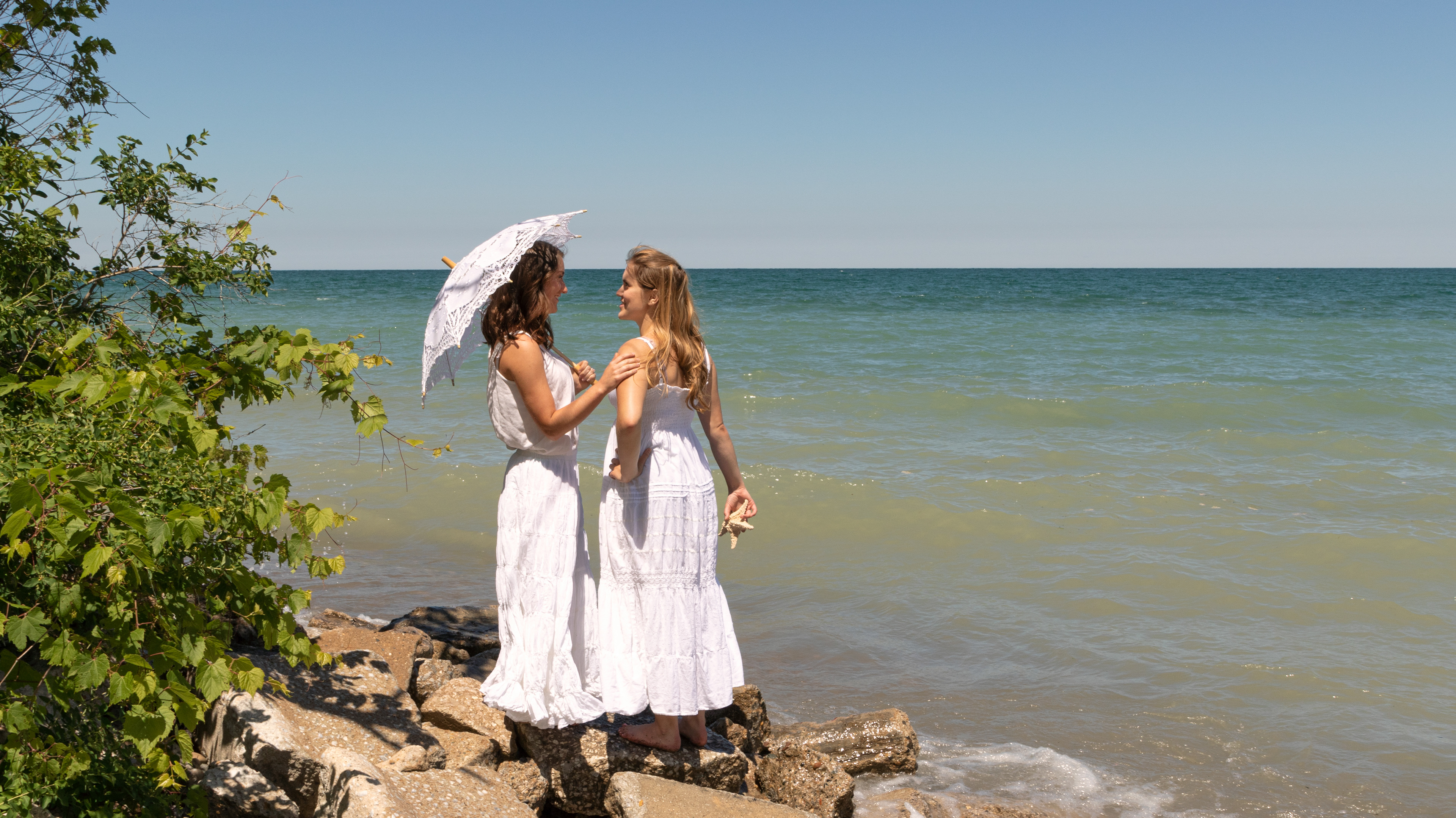 Sisters: Edited, color corrected