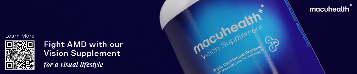 Website banner promoting Macuhealth+