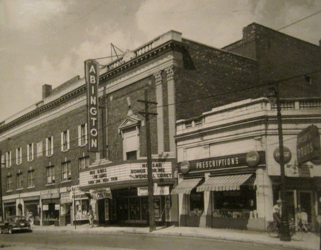 The former location of Littman's People's Theater at 8210 12th Street, Detroit, seen in an undated photo from between 1945 and 1952.