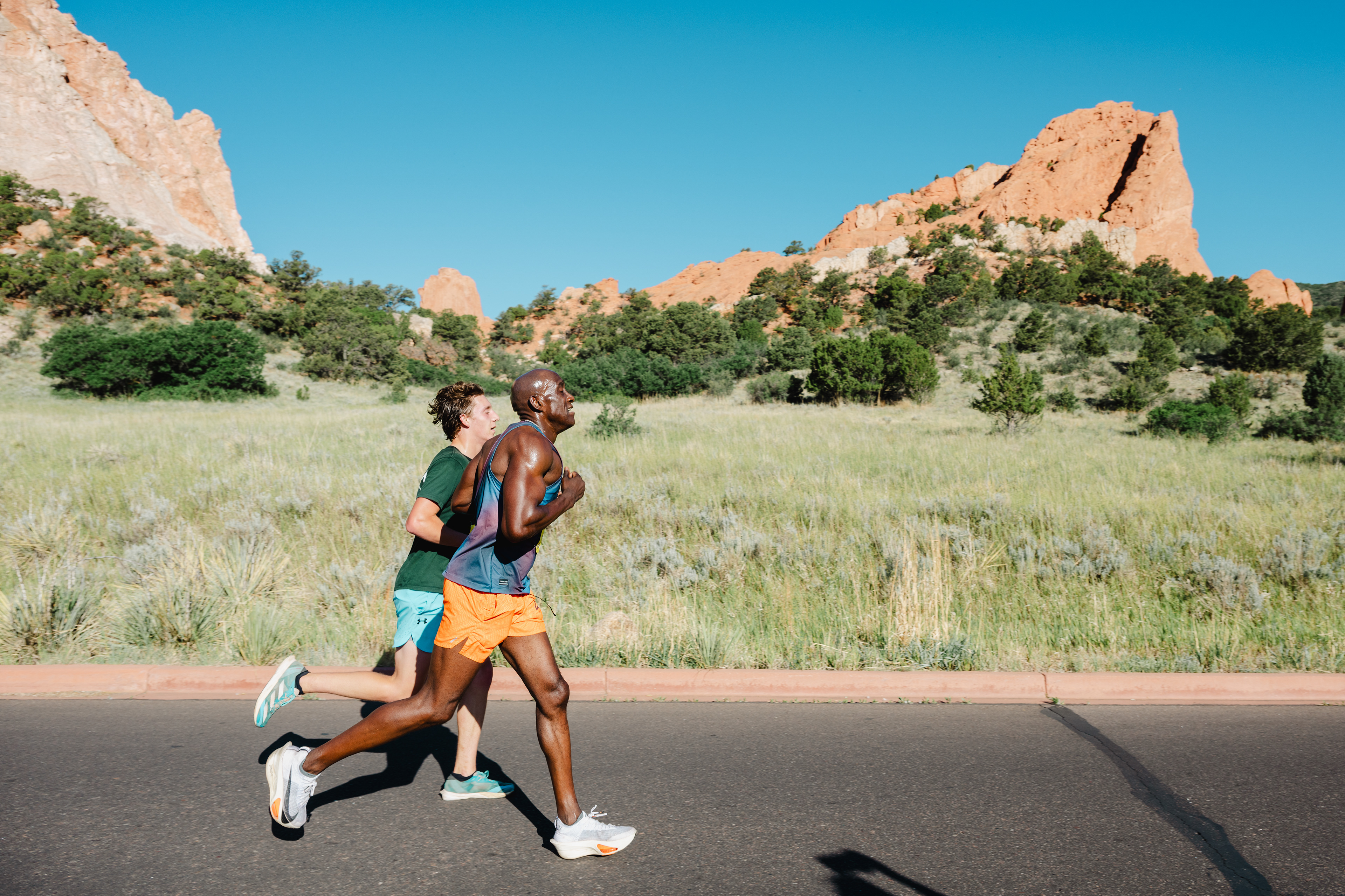 Markelle 'The Gazelle' Taylor, a former inmate turned marathon runner, powers through the 2024 Garden of the Gods 10 Mile Run in Colorado Springs. Finishing 56th overall and 4th in his age group, Taylor's journey from the confines of San Quentin Prison to the open road reflects a story of resilience, redemption, and the pursuit of a second chance at life.