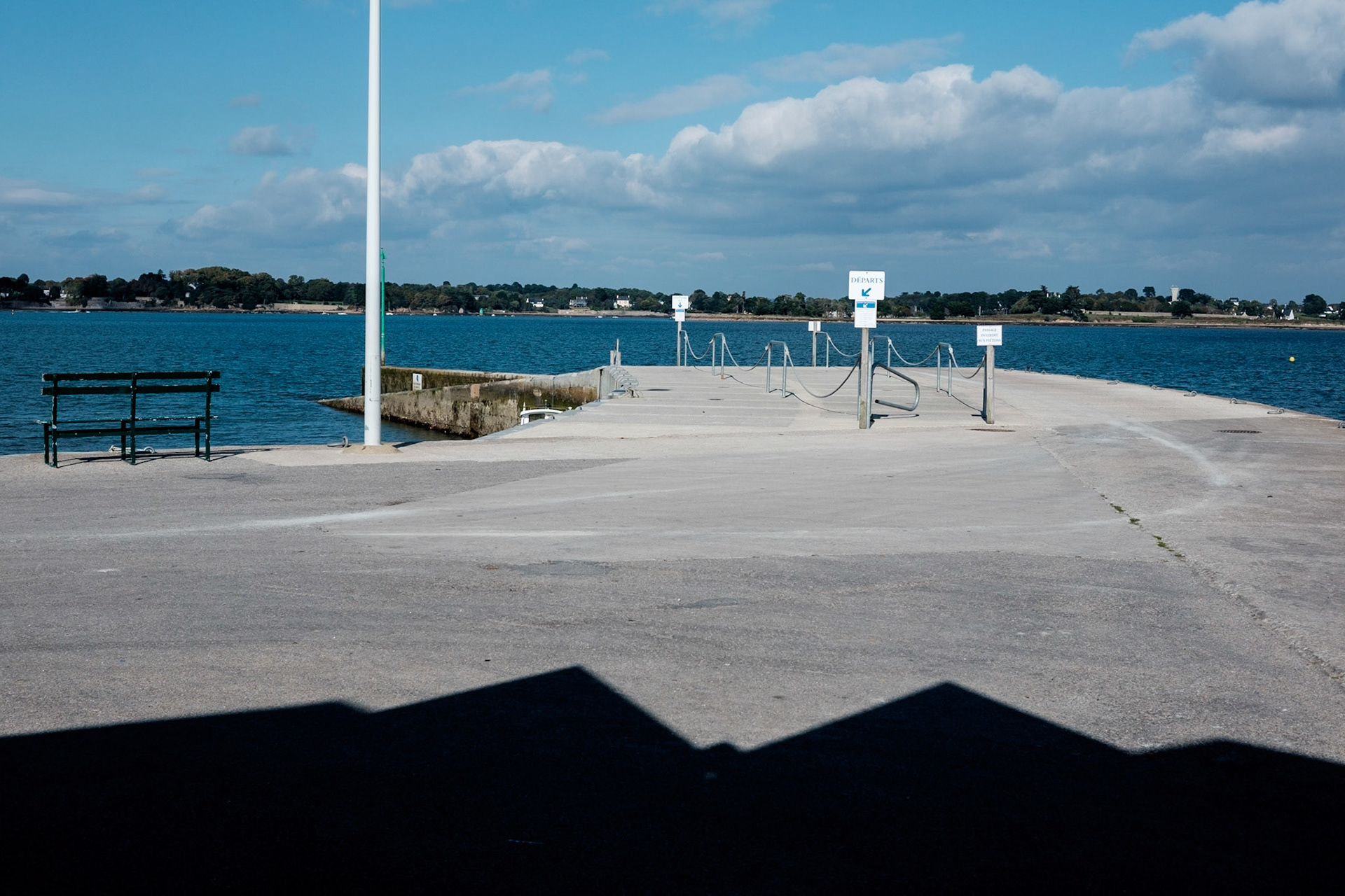 Paysages du Golf de Morbihan, Bretagne, France.