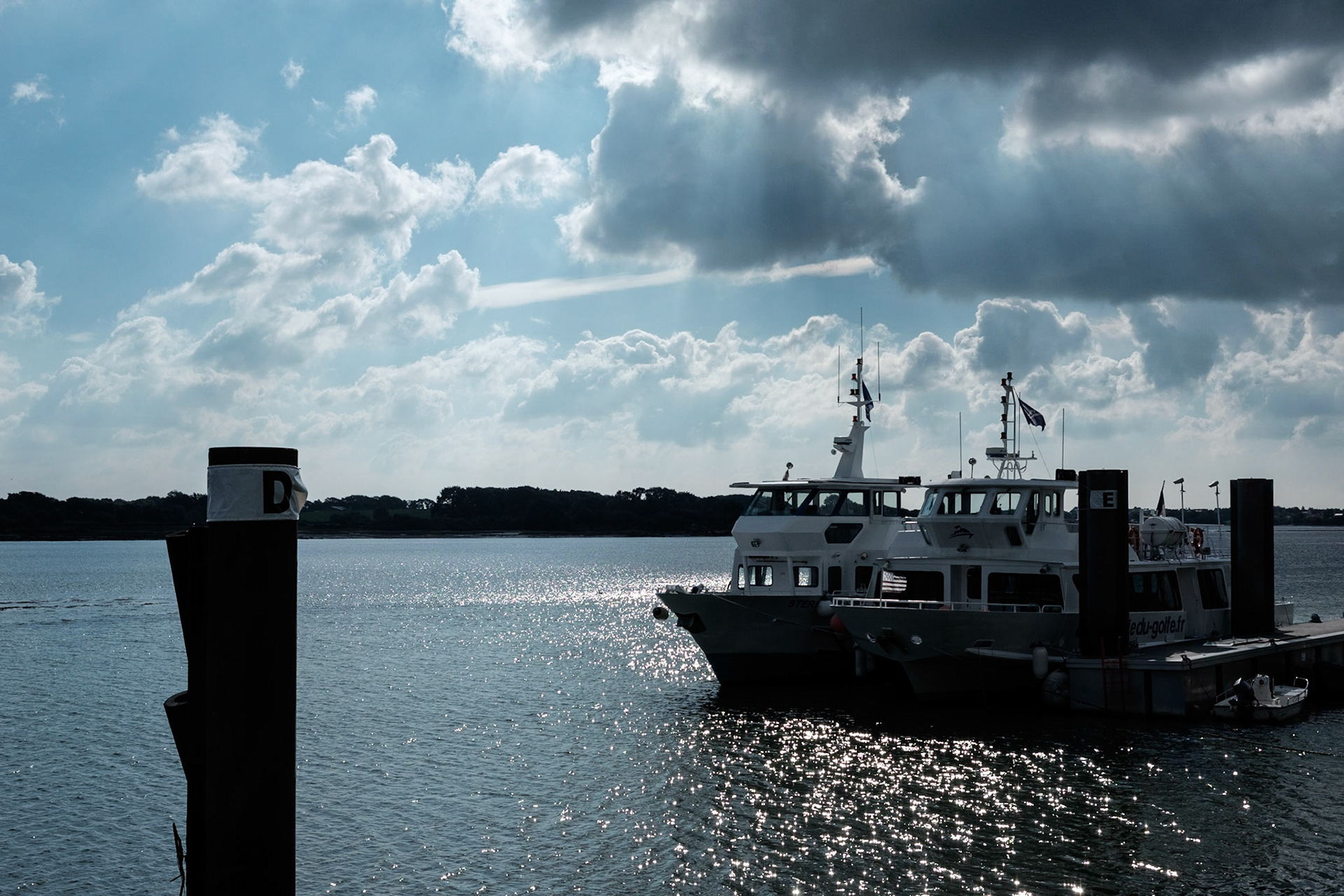 Paysages du Golf de Morbihan, Bretagne, France.